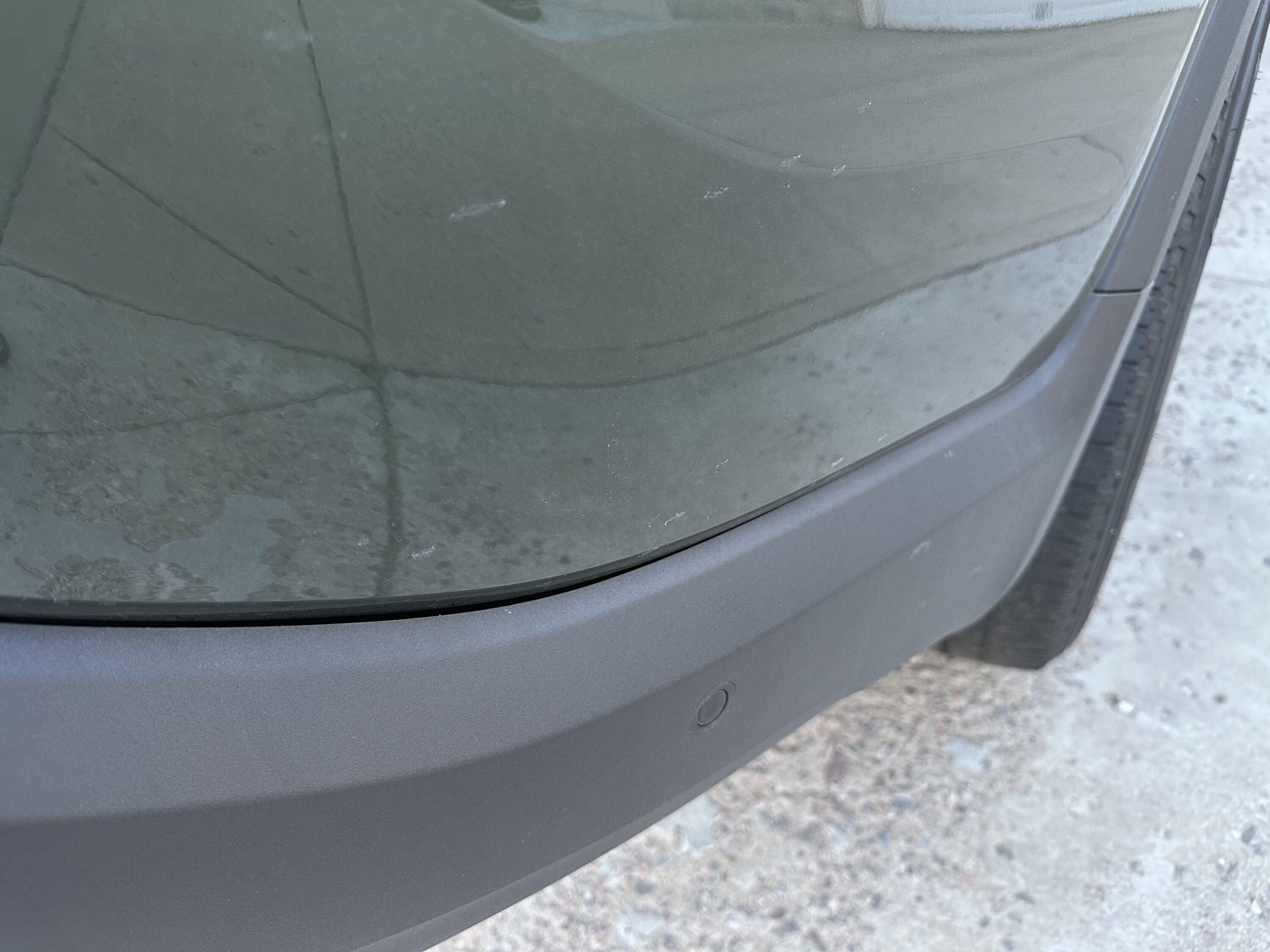 Rivian R1T R1S Gap on molding near tailgate IMG_3230