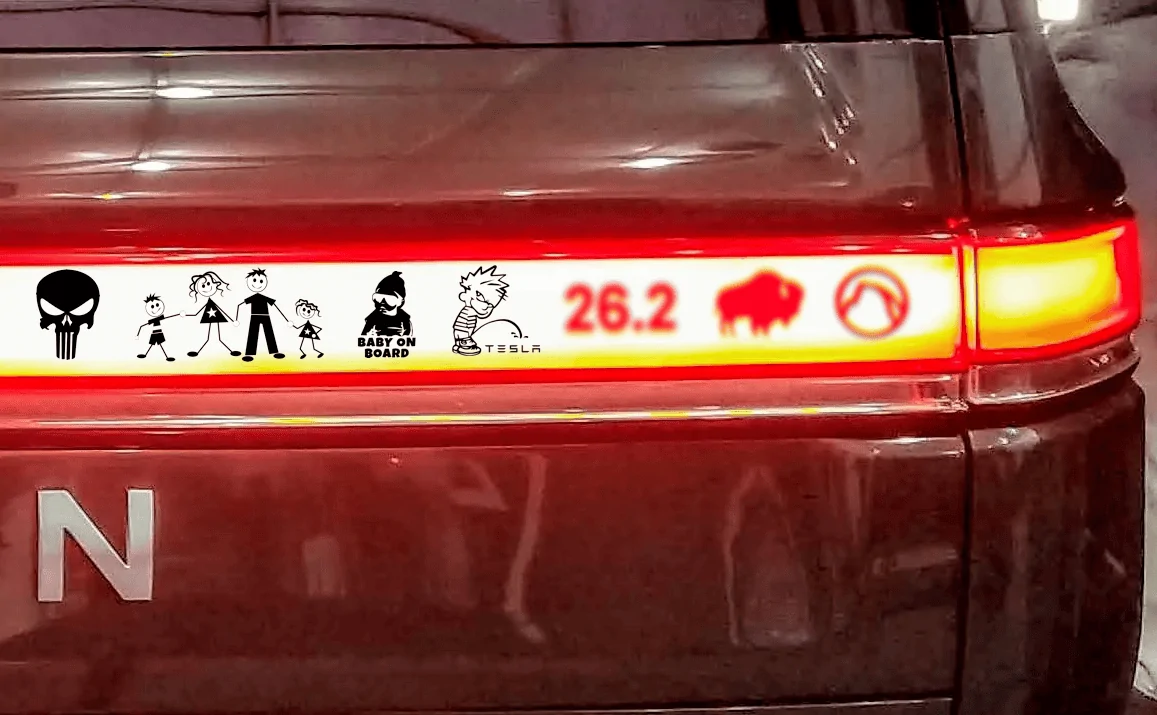 Rivian R1T R1S Idea: Light bar icon unlock achievments [Poll] Proof of Concept Combined - All Logos Closeu