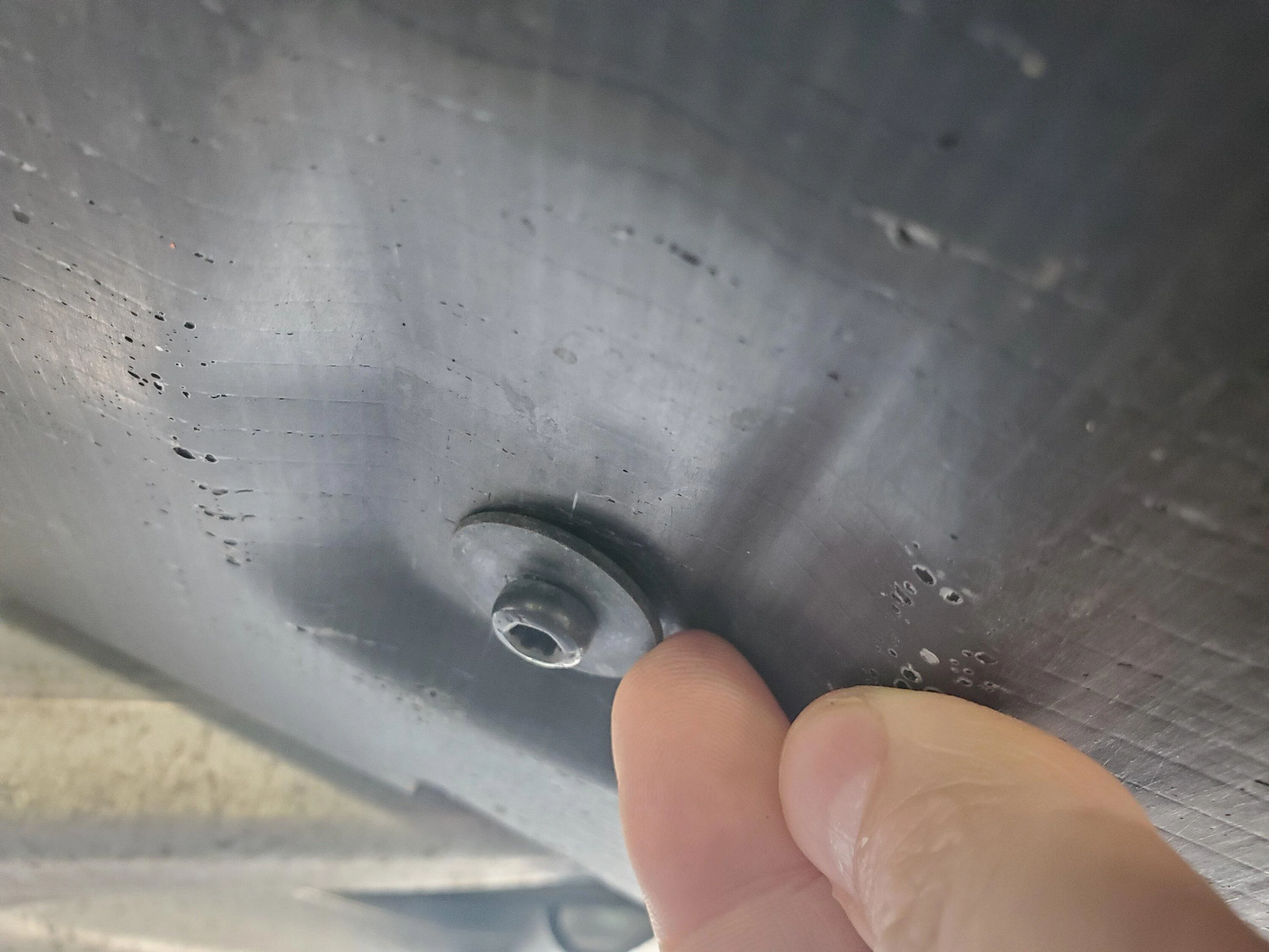 Rivian R1T R1S Underbody panels...  Bolts issues ... They got this under control? 20230414_150655