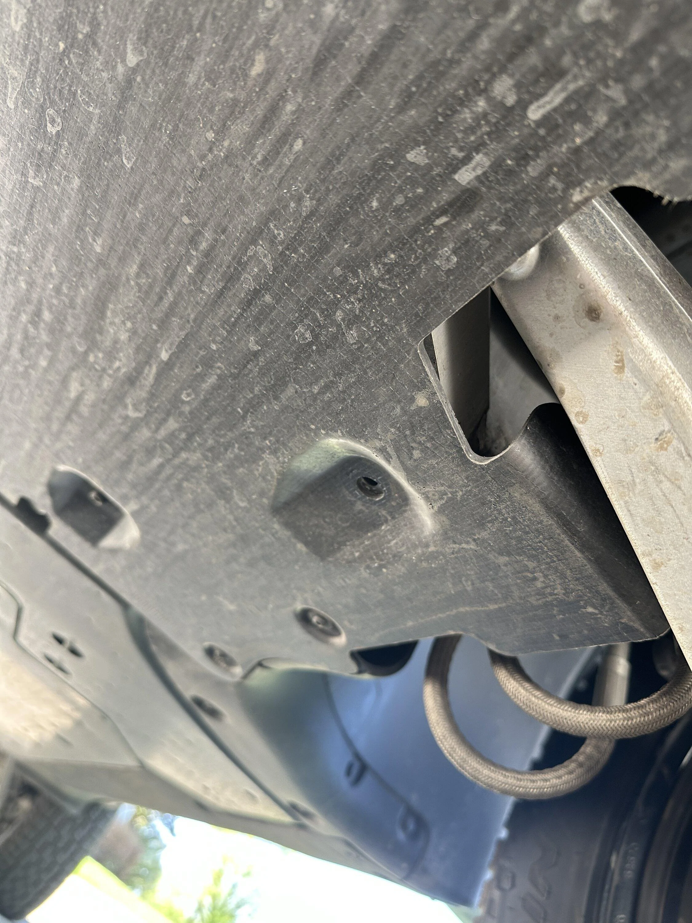 Rivian R1T R1S Underbody panels...  Bolts issues ... They got this under control? IMG_0602