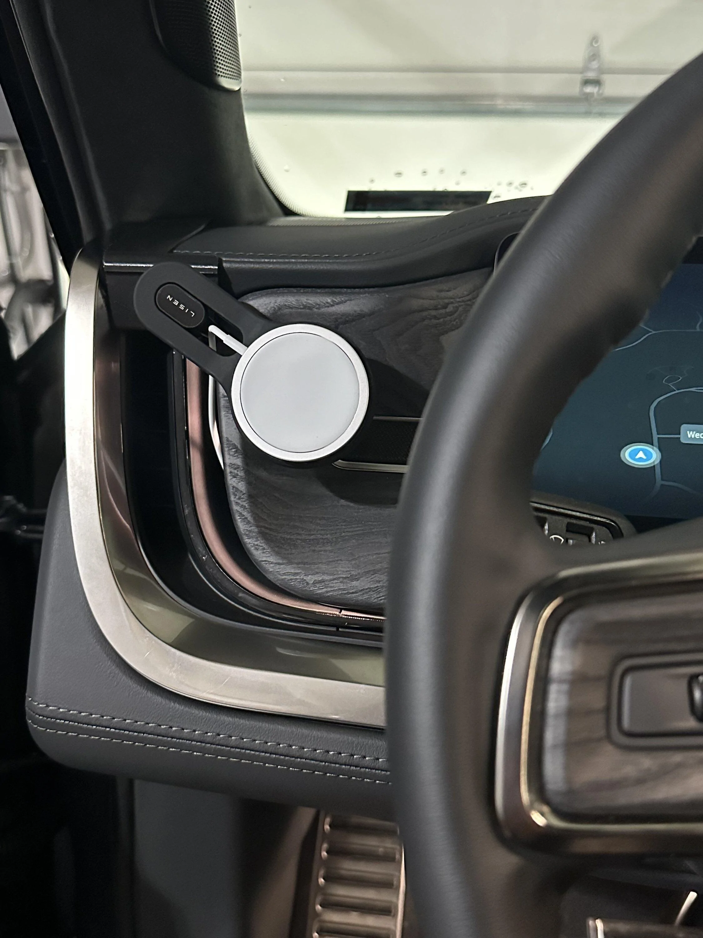 Rivian R1T R1S NEW - RIVIPARTS Left Side Phone Mount IMG_4062