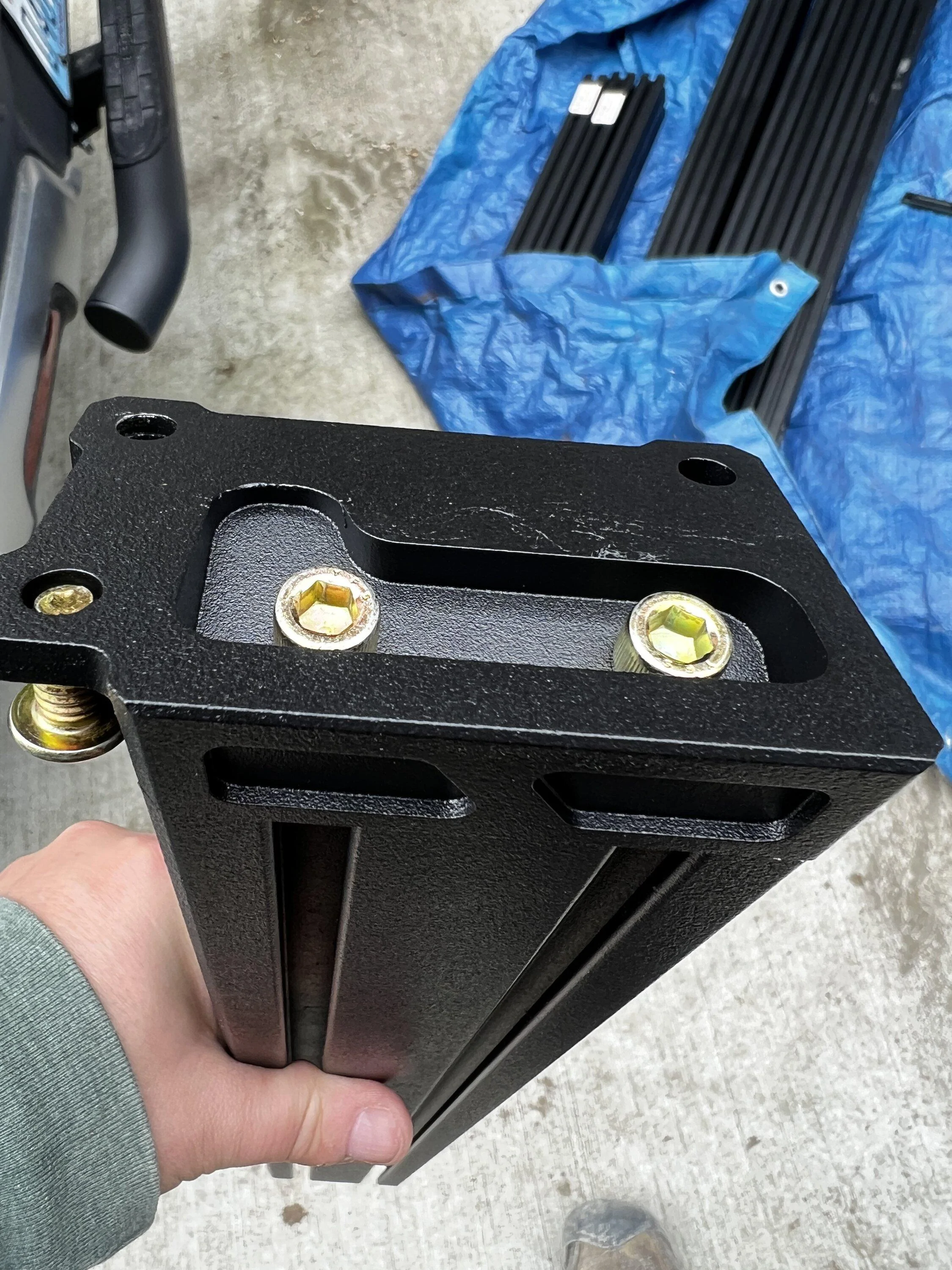 Rivian R1T R1S Xtrusion OVRLND rack install experience on R1T IMG_3216