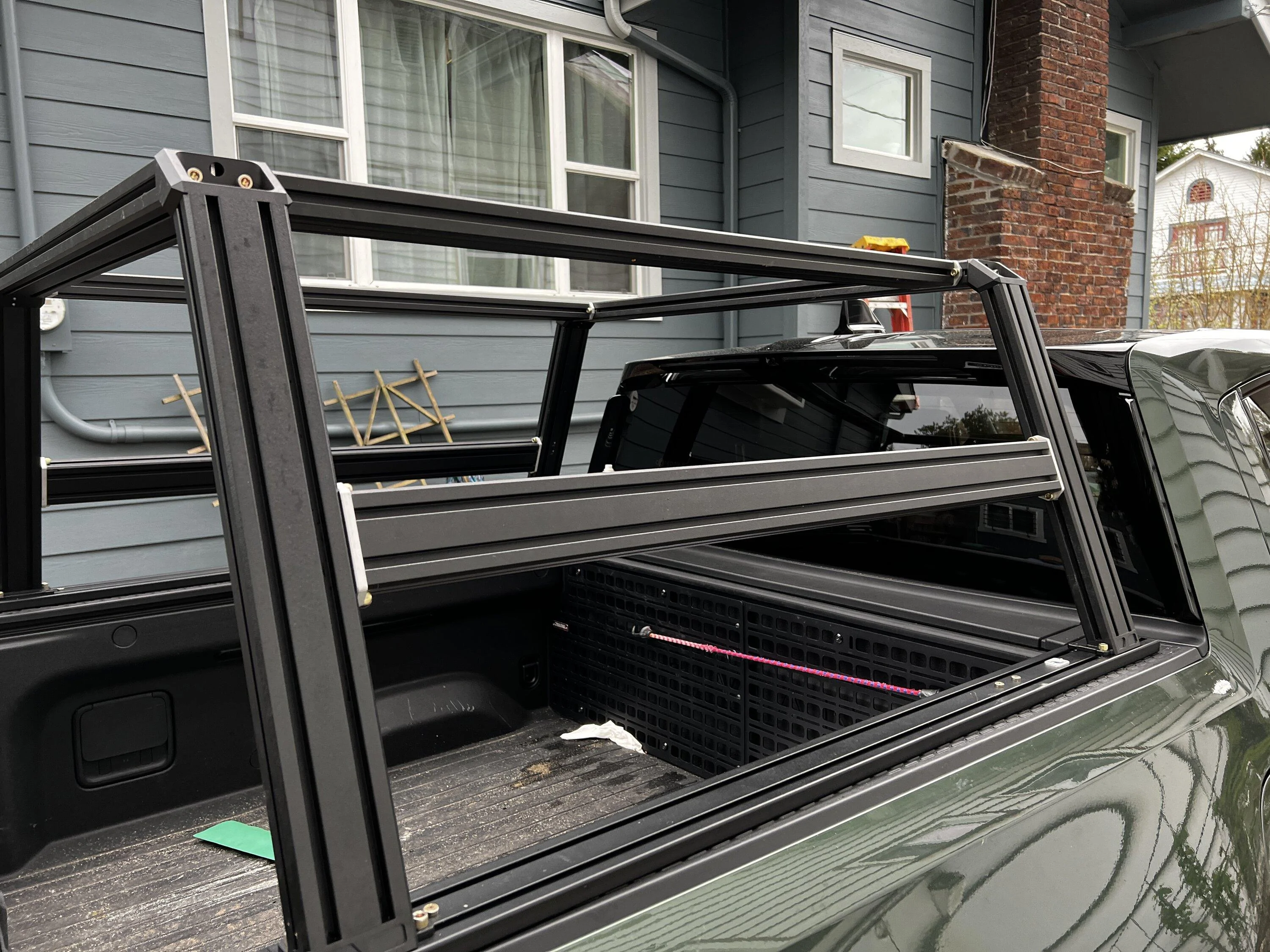 Rivian R1T R1S Xtrusion OVRLND rack install experience on R1T IMG_3225
