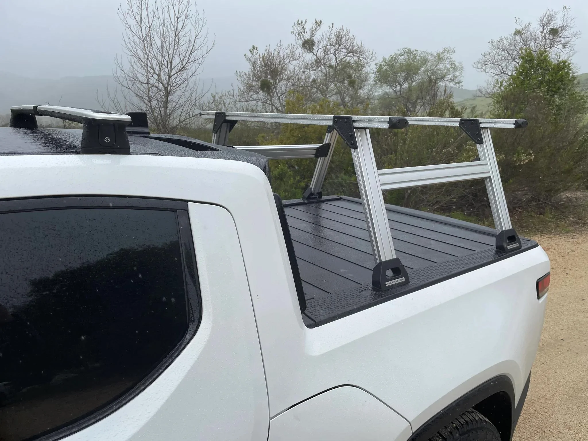 Rivian R1T R1S Mariner full/cab Height Bed Rack -- feedback / reviews? FullHeightBedRack