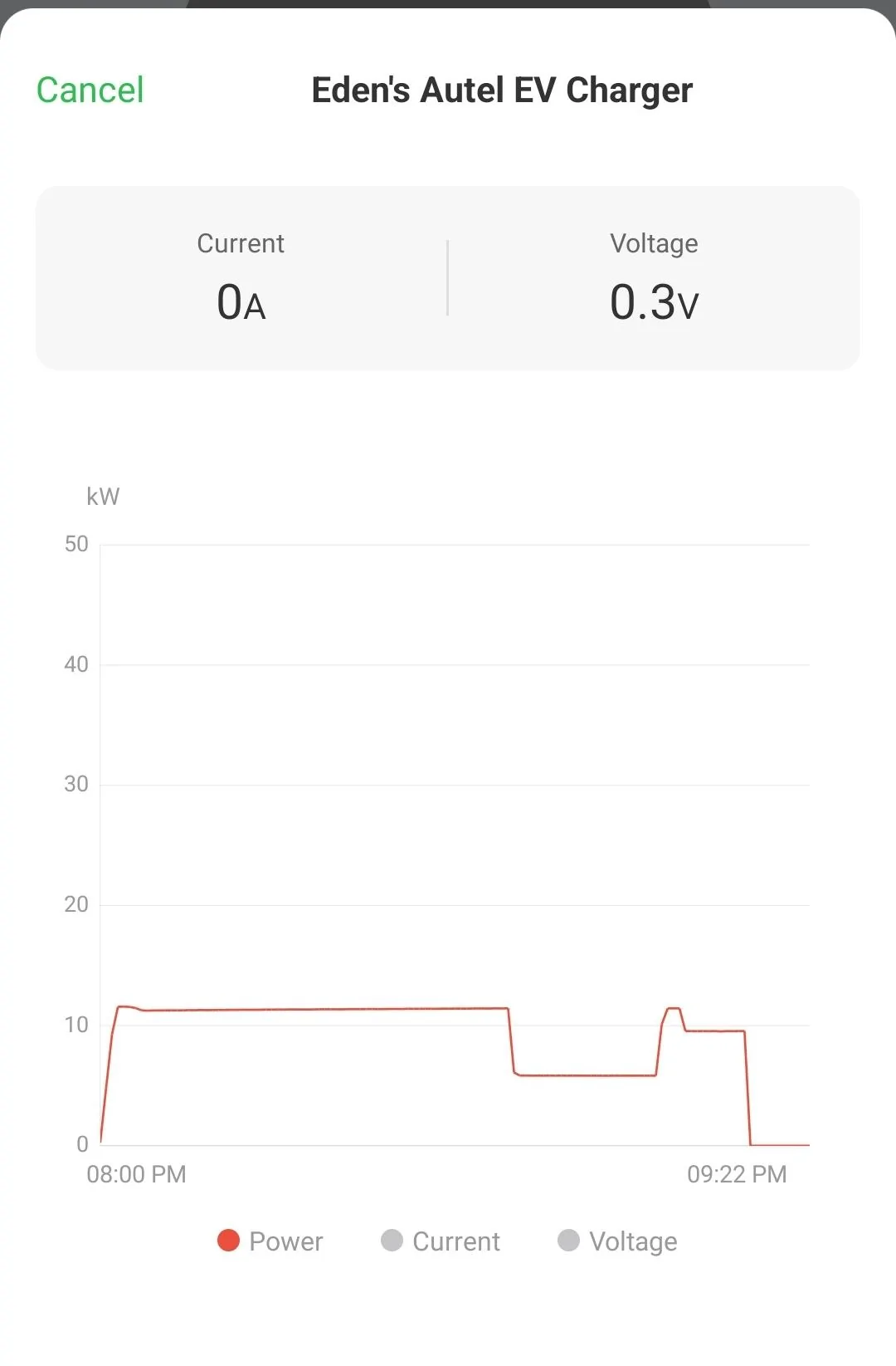 Rivian R1T R1S Charge time difference between 60A and 50A? Screenshot_20230417_212234_Autel Charg