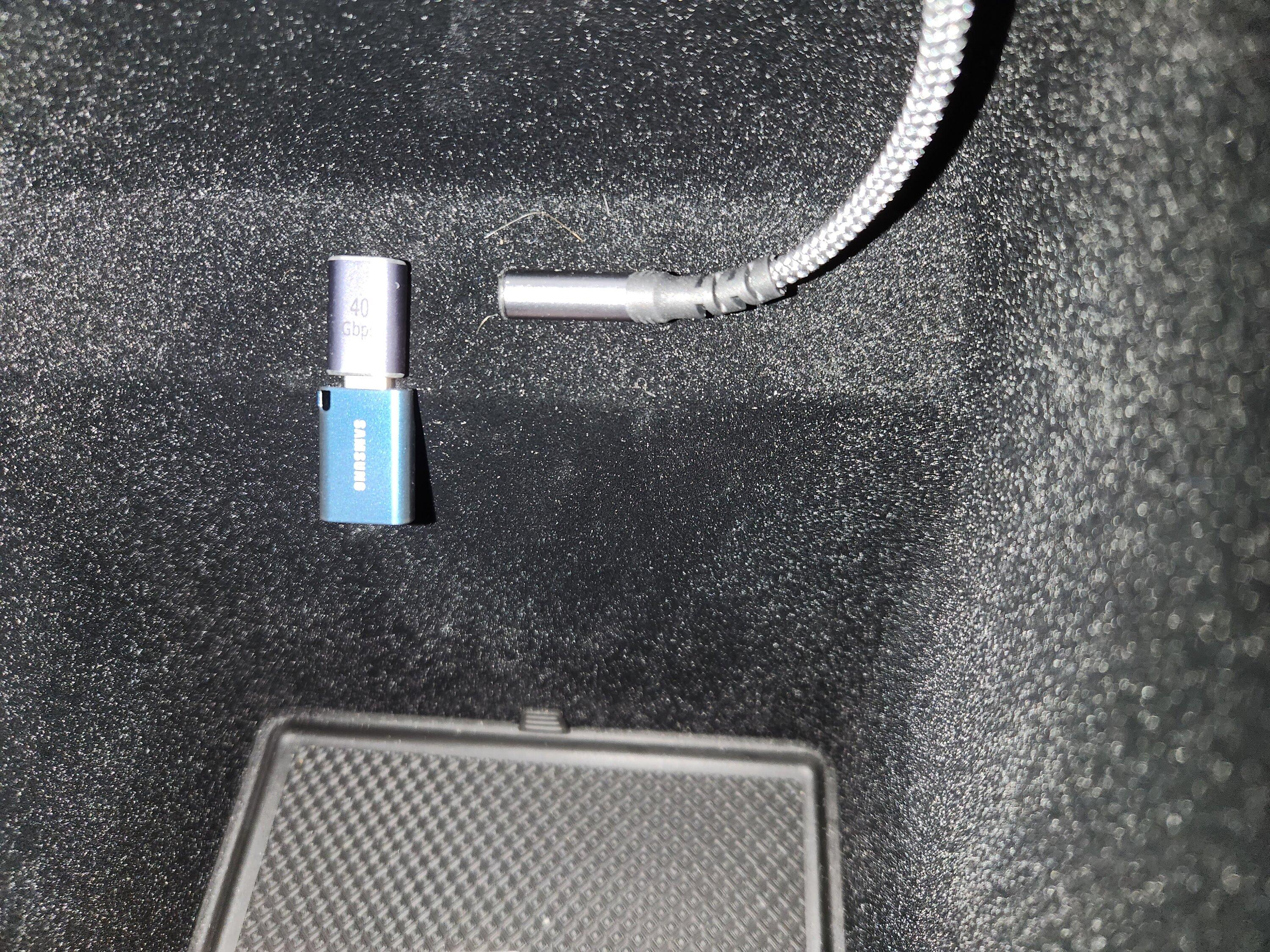 Rivian R1T R1S Show off your dashcam memory card install 20230418_094517