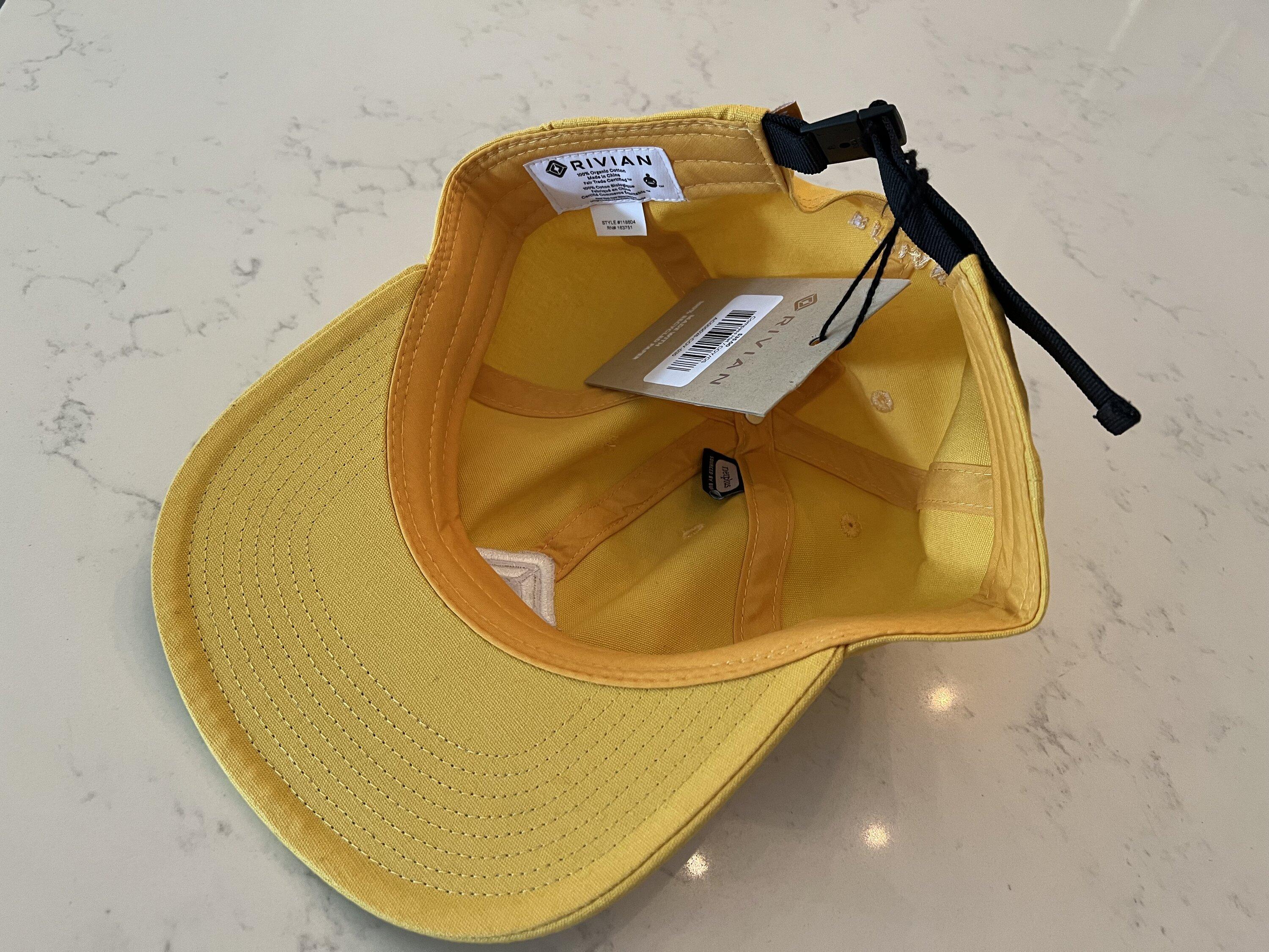 Rivian R1T R1S Compass Hat, yellow (like new) - $25 IMG_4844