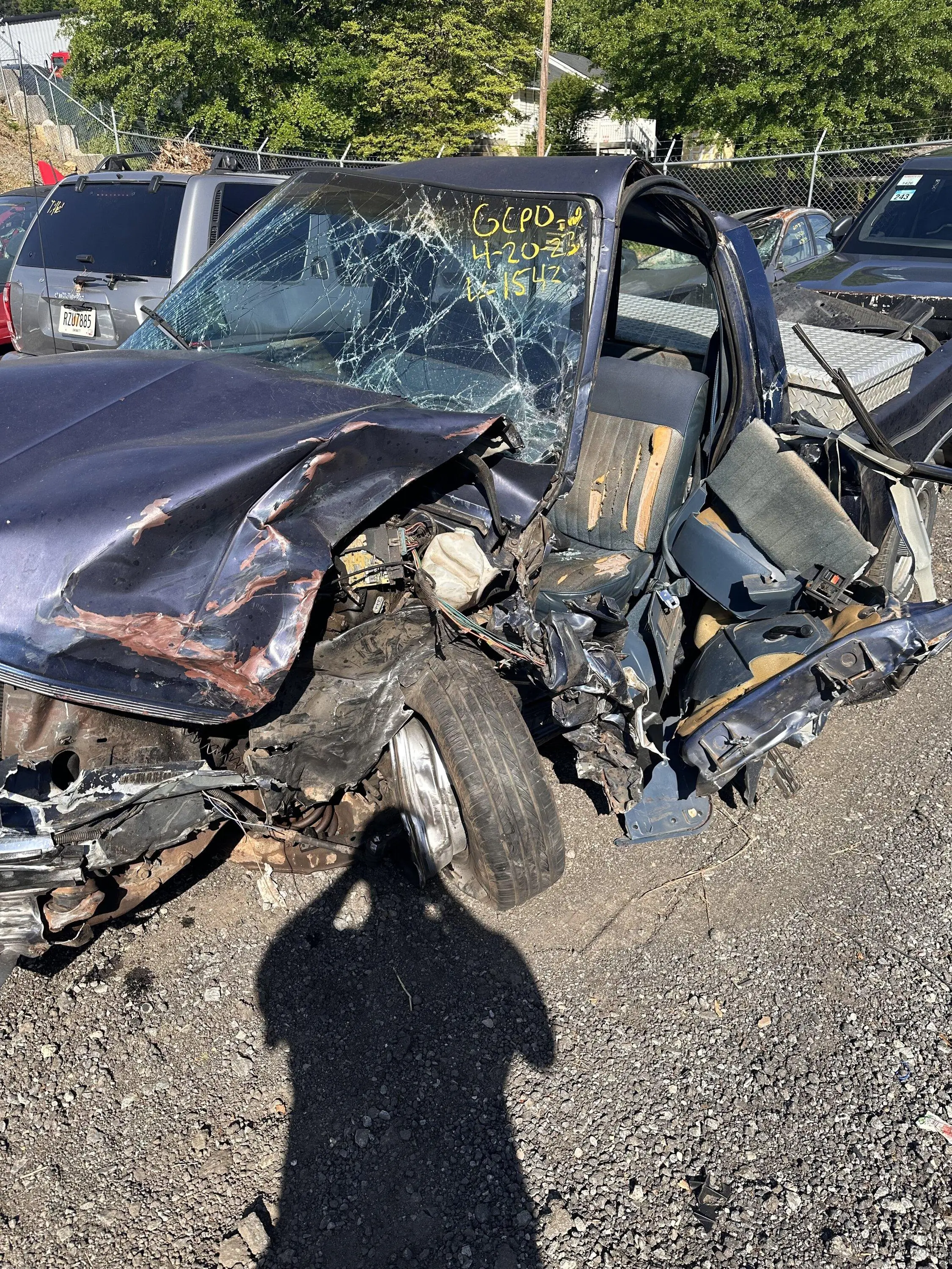 Rivian R1T R1S An idiot hit us in “ Small overlap front collision”  and I assume totaled my R1T [Updated with pic of damage to other truck ?] img_1355-jpeg