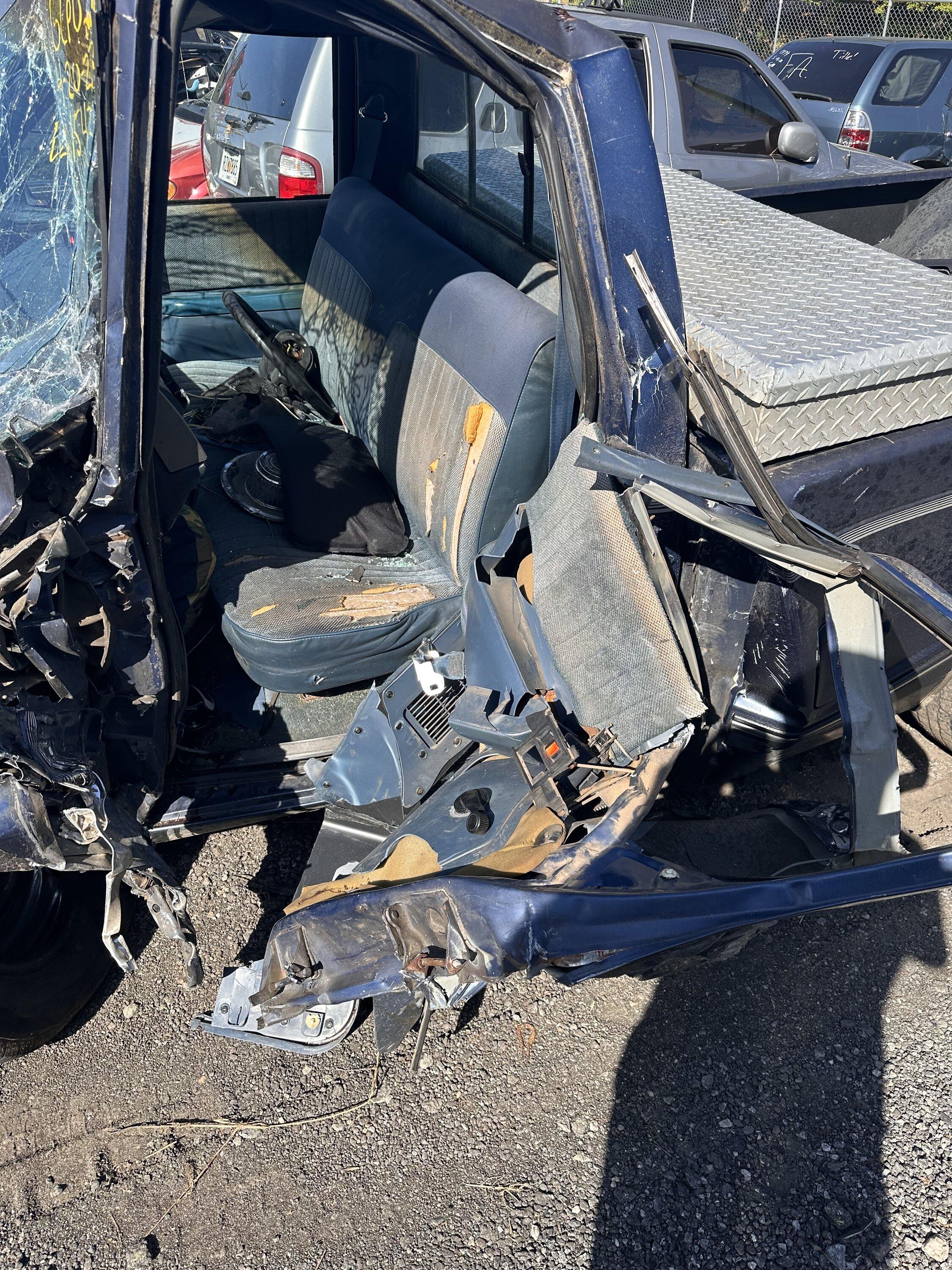 Rivian R1T R1S An idiot hit us in “ Small overlap front collision”  and I assume totaled my R1T [Updated with pic of damage to other truck ?] img_1356-jpe