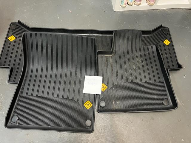 Rivian R1T R1S FS: All Weather Mats (YELLOW LOGO) - $200 Floor Mats