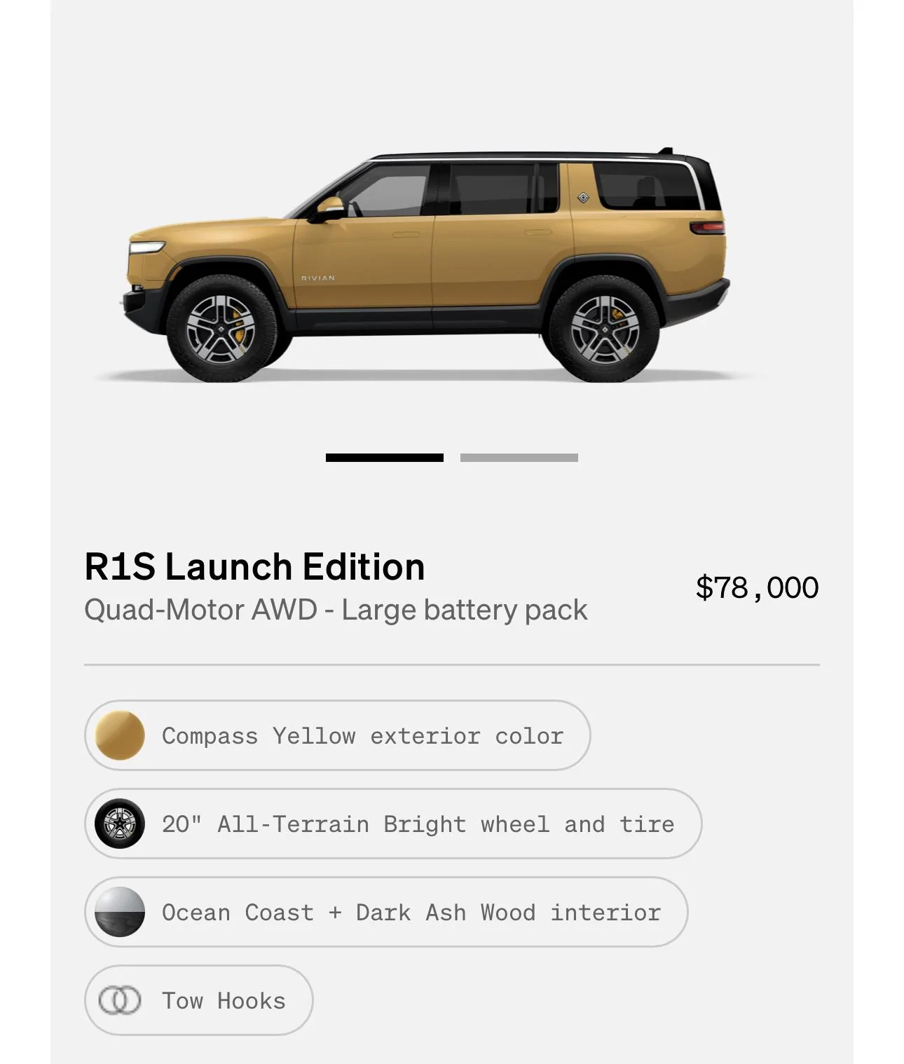 Rivian R1T R1S R1S Shop access live with lots of inventory! 816D76FD-D4FB-4516-B695-FEF8AEAF3168