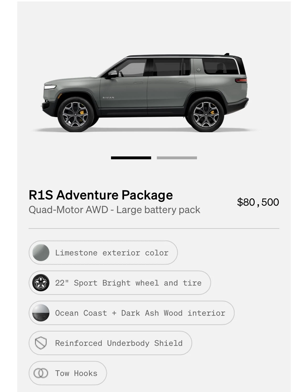 Rivian R1T R1S R1S Shop access live with lots of inventory! 269025C1-5C00-49EE-98F0-F4345E0D695D