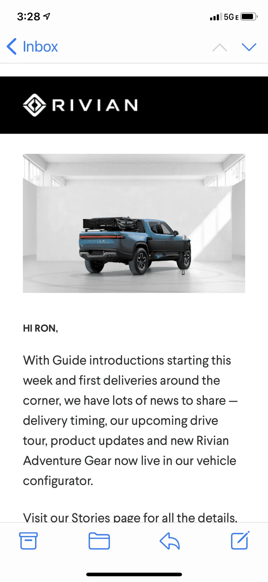 Rivian R1T R1S What will we learn on Thursday?  A Predictions Thread... 4CEDC47F-A6F4-4427-893F-39DA295AD589