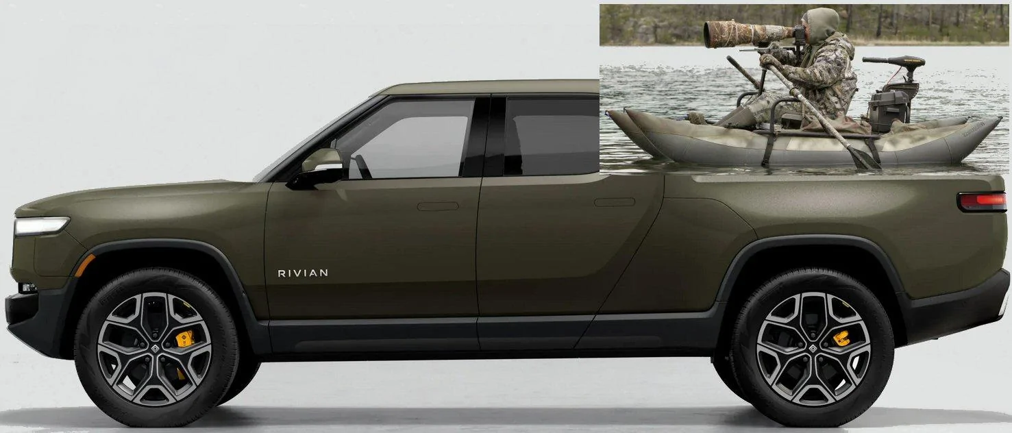 Rivian R1T R1S What will YOU look like in your R1T? I think Launch Green is a Good Match for Me!! RivianLE in LG