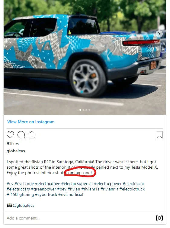 Rivian R1T R1S Real Rivian Photos & Videos 1623125890649