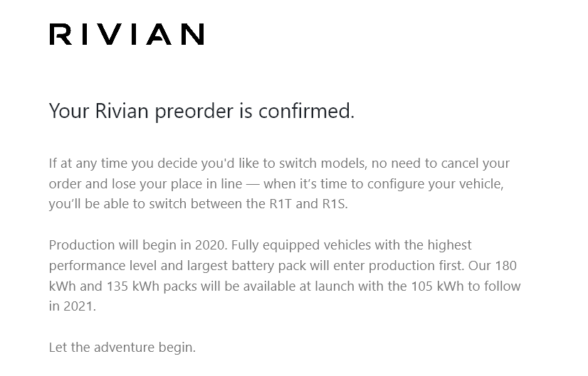 Rivian R1T R1S Rivian Guide Contacted Finally! (For Real) ? r