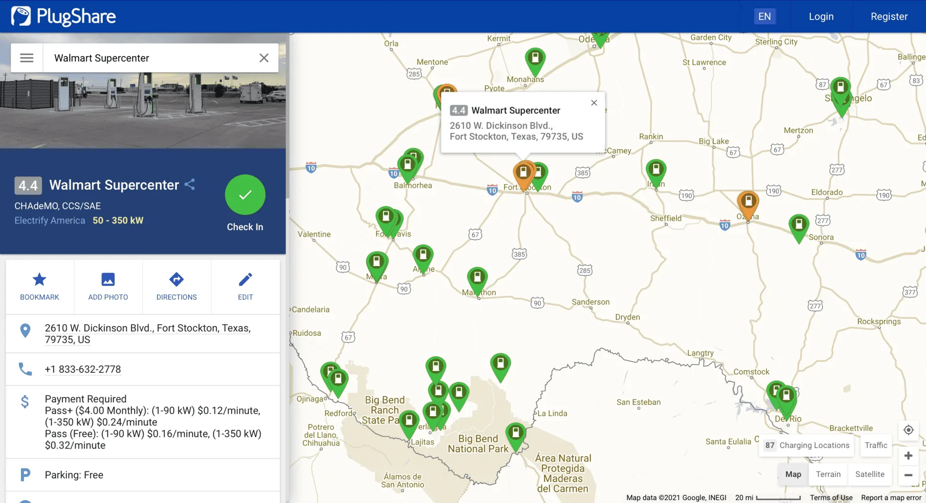 Rivian R1T R1S Range visible in latest Rivian Story Plugshare Stockton