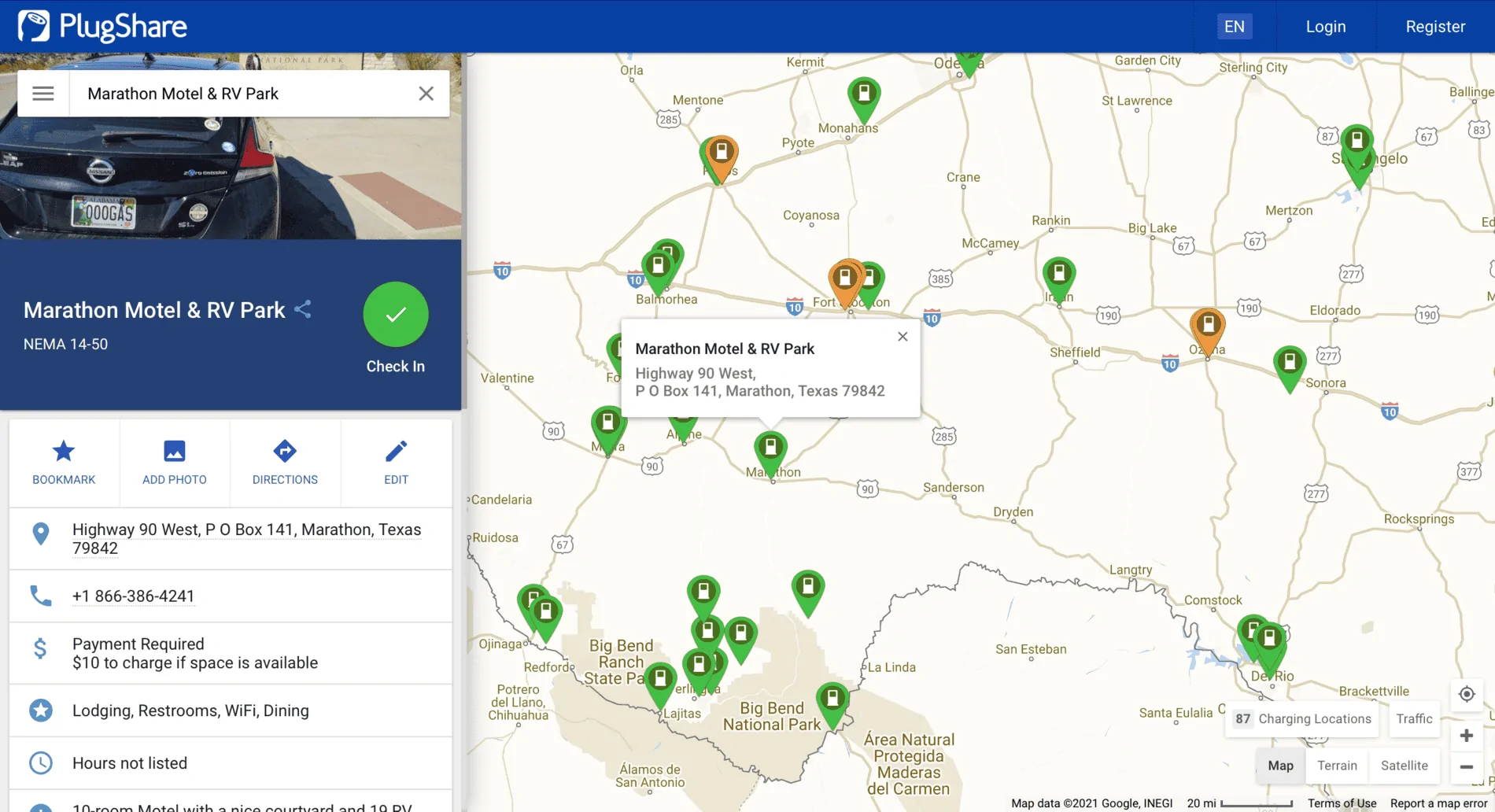 Rivian R1T R1S Range visible in latest Rivian Story Plugshare Marathon
