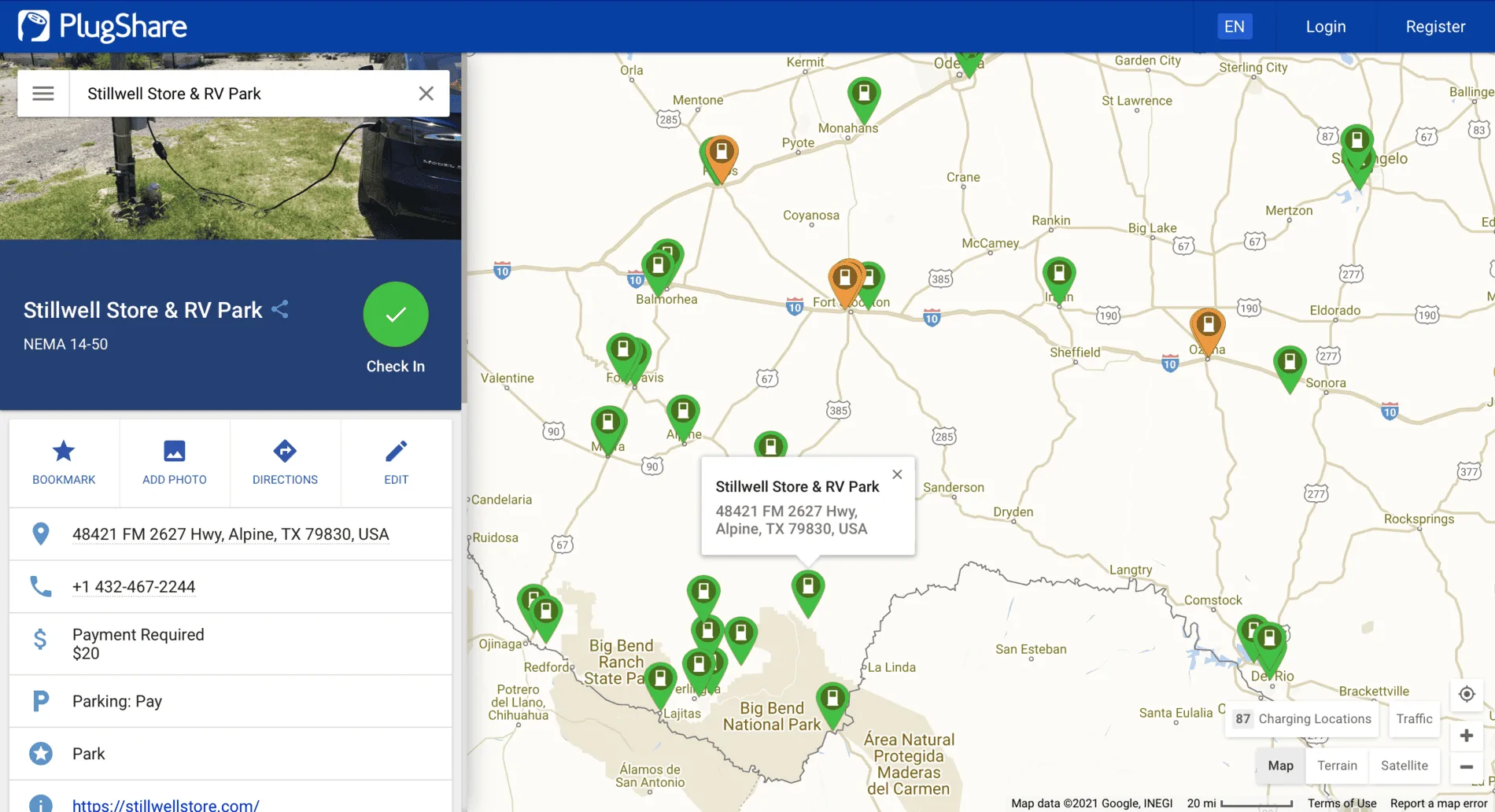 Rivian R1T R1S Range visible in latest Rivian Story Plugshare Stillwell