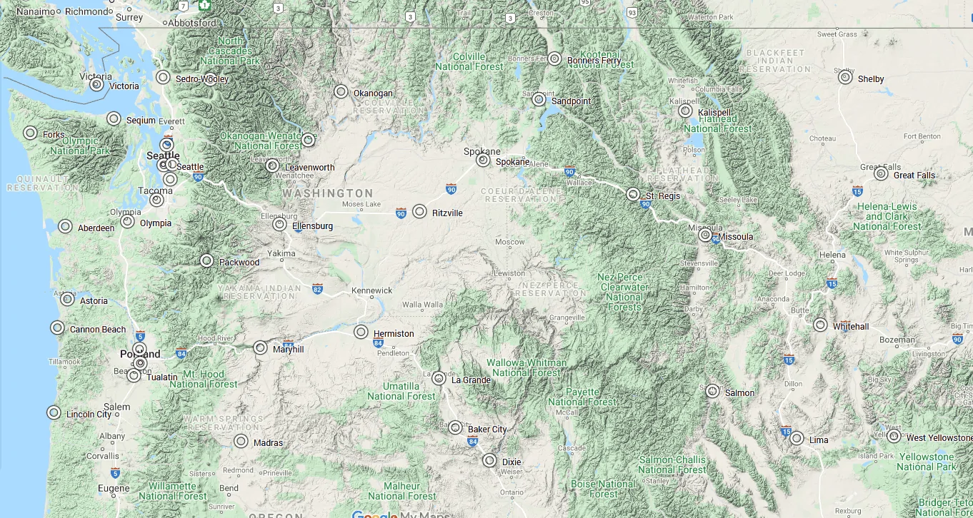 Rivian R1T R1S I made a RAN Map 1624600612443