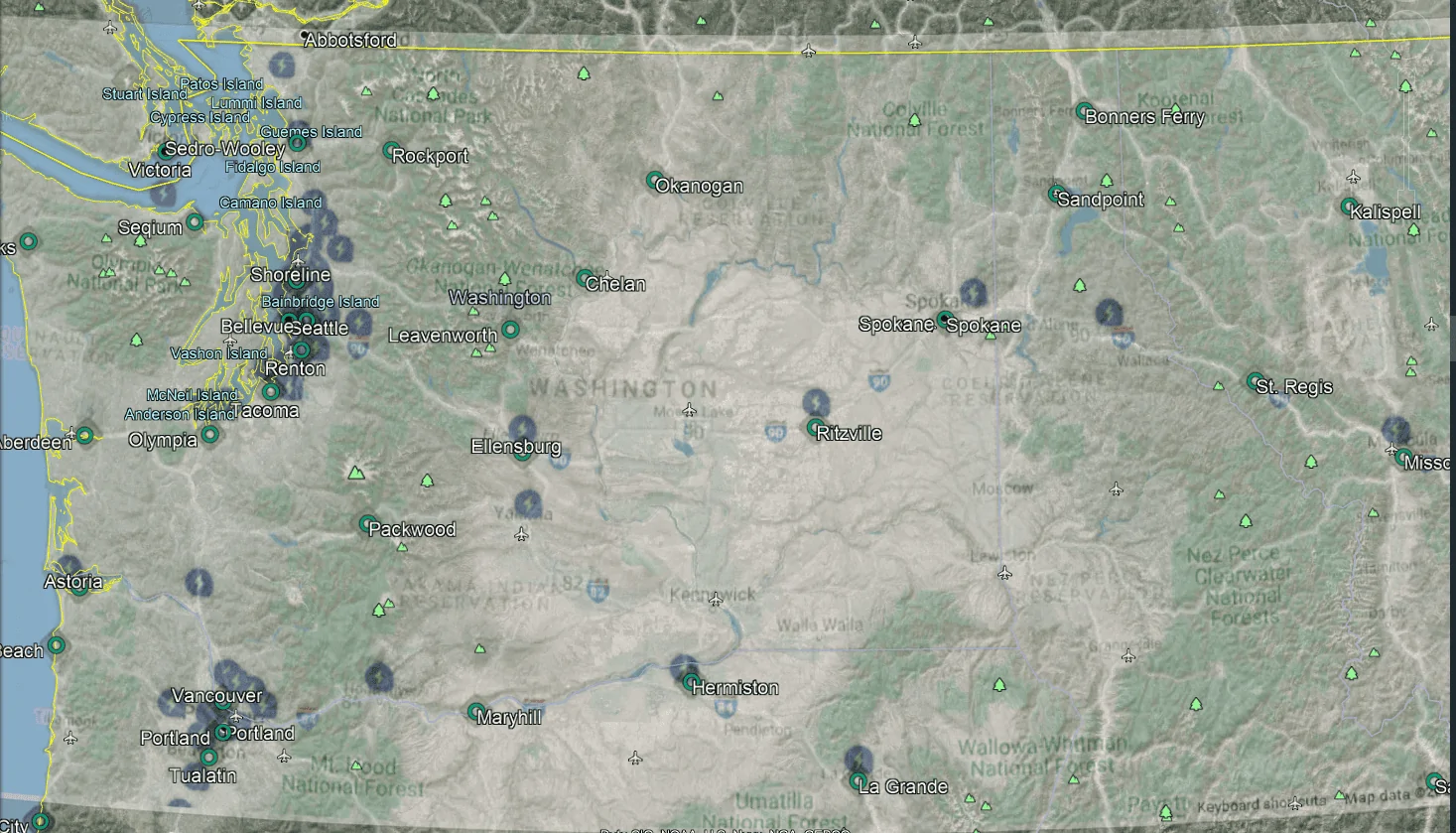 Rivian R1T R1S I made a RAN Map 1624602866420