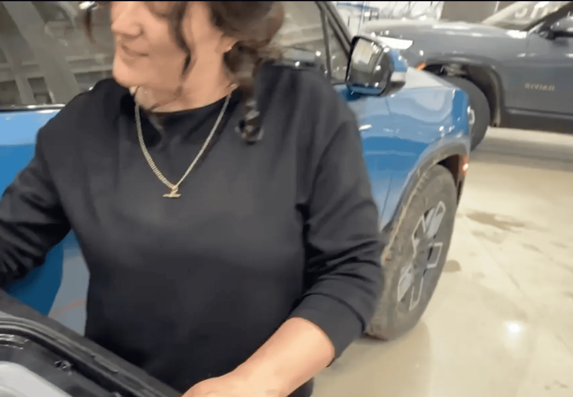 Rivian R1T R1S Real Rivian Photos & Videos Camp Kitchen Video - Limestone?