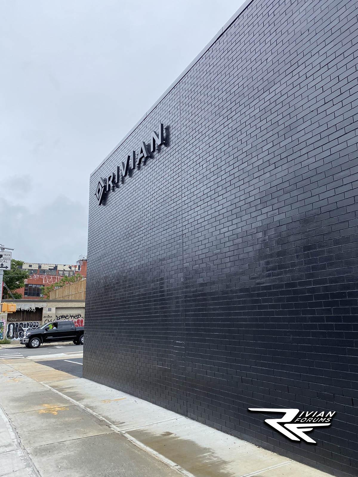 Rivian R1T R1S Brooklyn Rivian Service Center Sighting rivian brooklyn service center