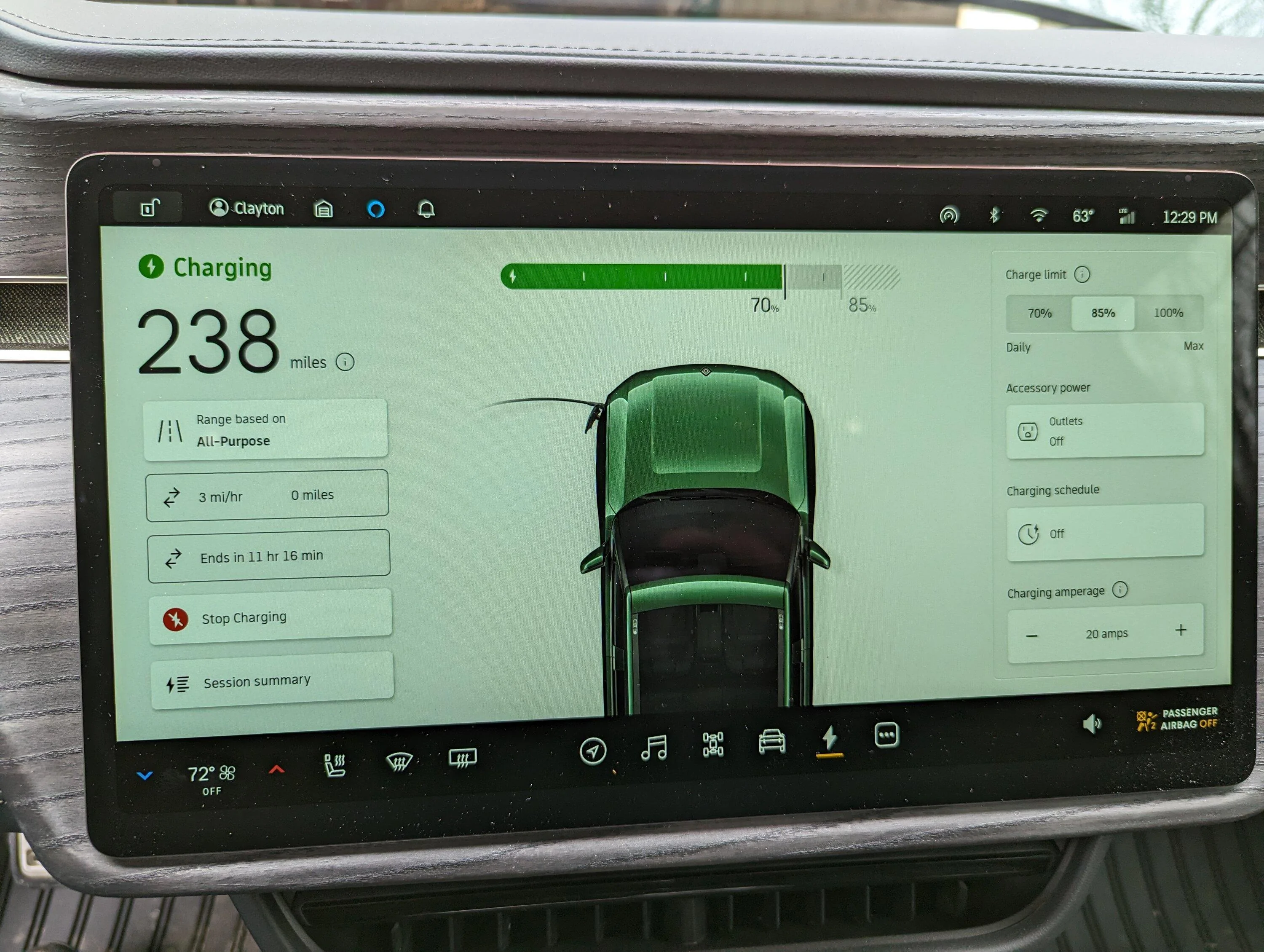 Rivian R1T R1S Charging with an inverter generator - success! Charging