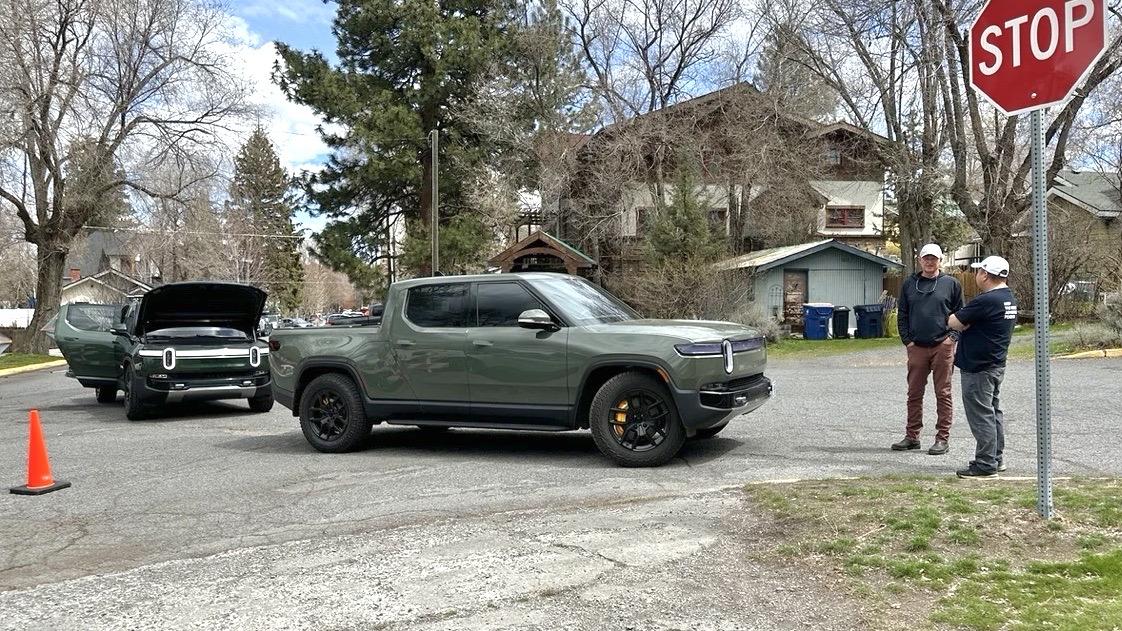 Rivian R1T R1S Central Oregon Rivian Club at Bend's Earth Day Fair & EV Showcase IMG_4065