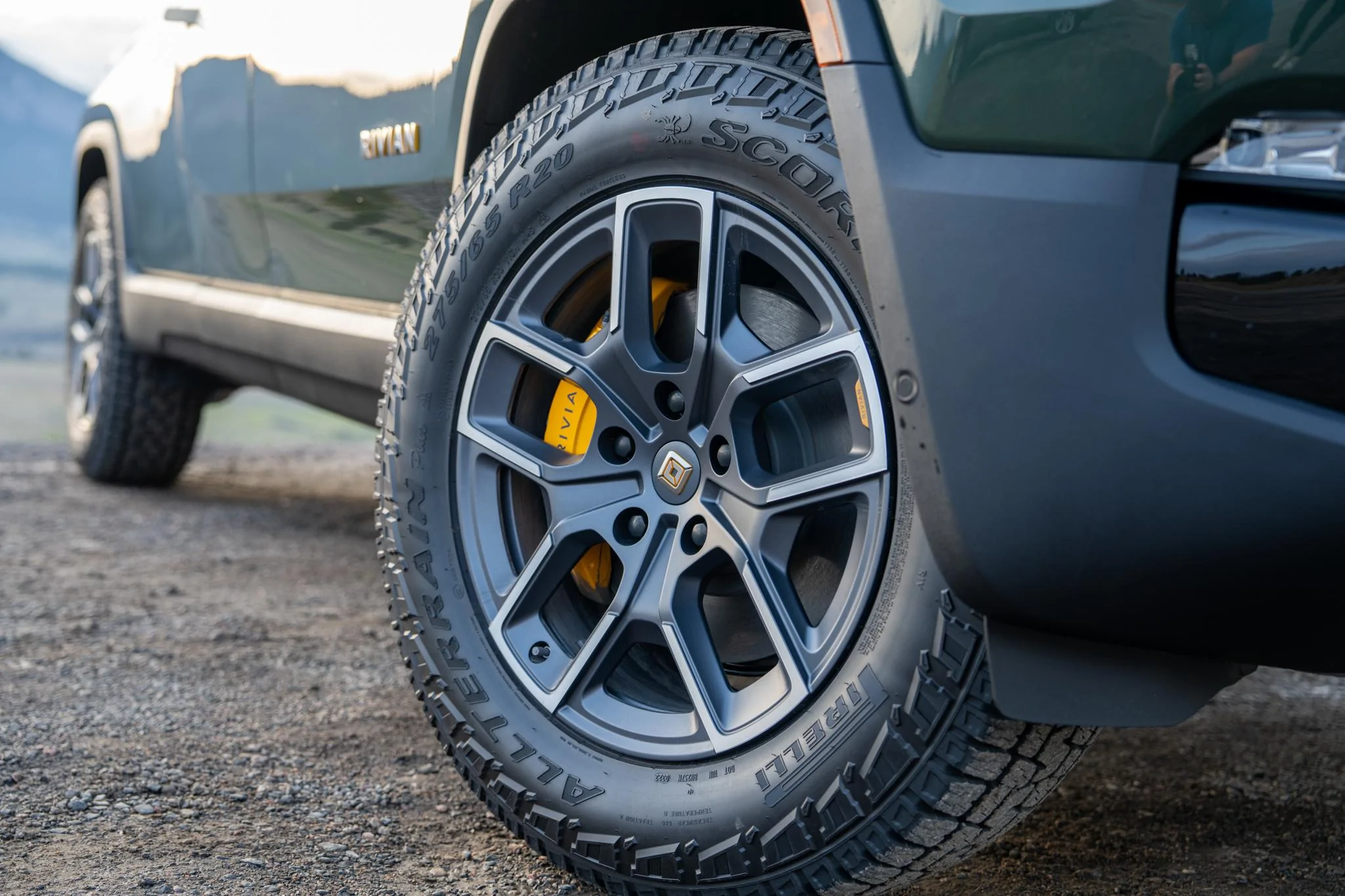 Rivian R1T R1S I finally got my camera out and took a few pics! Rivian 4