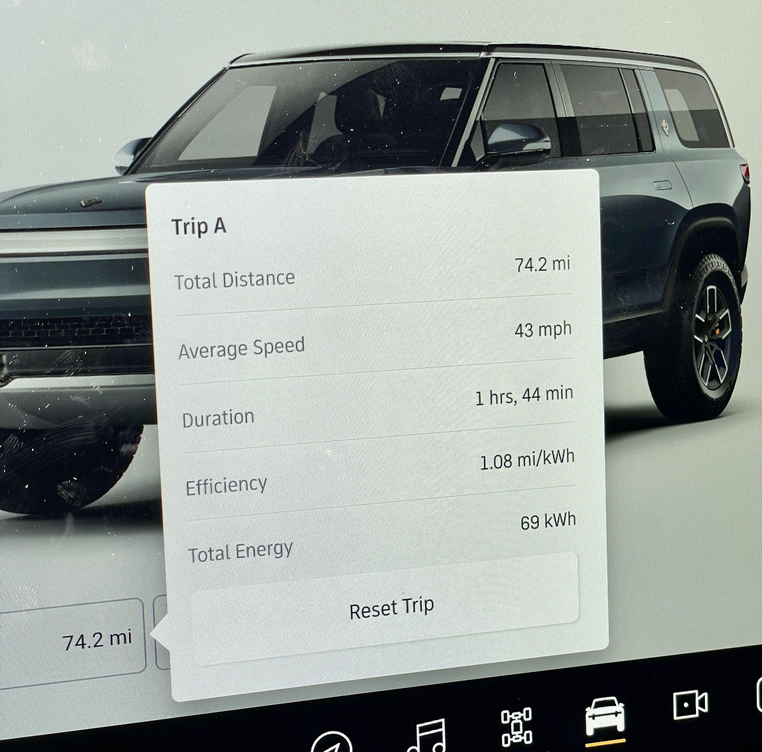 Rivian R1T R1S R1S tow test at max capacity (weights and efficiency numbers) IMG_5487.JPG