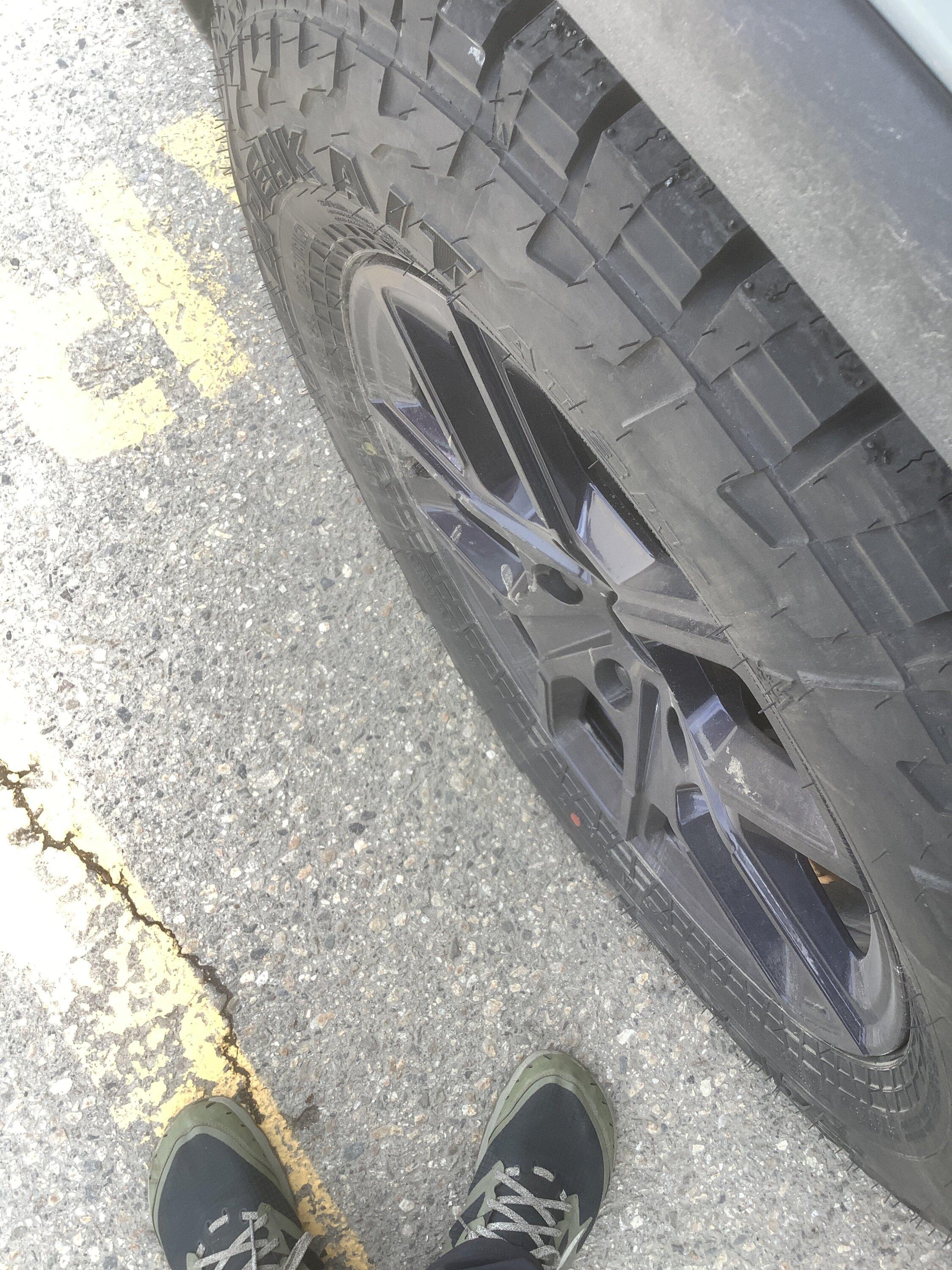 Rivian R1T R1S Falken Wildpeak AT3W (285/65/20) installed IMG_3615