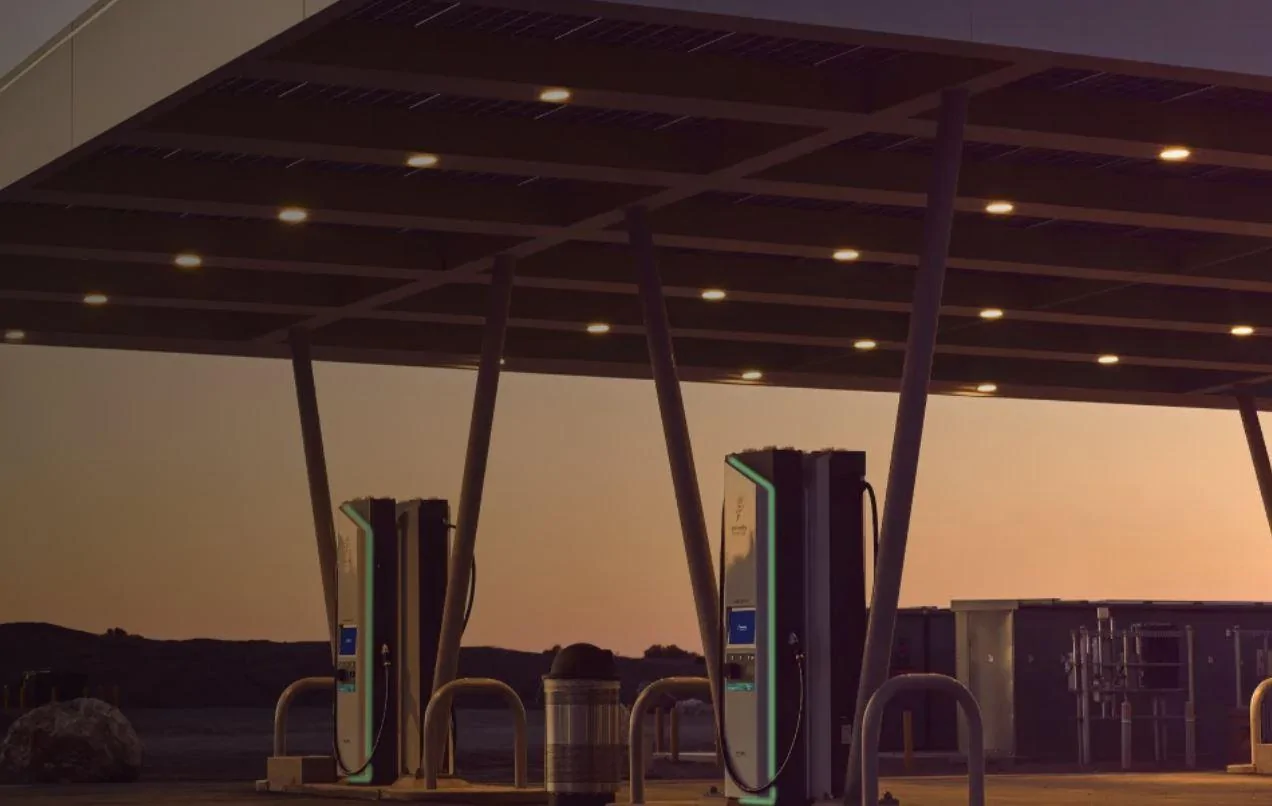 Rivian R1T R1S RAN Rivian Charging Stations Locations Map via Google Maps EA Canopy