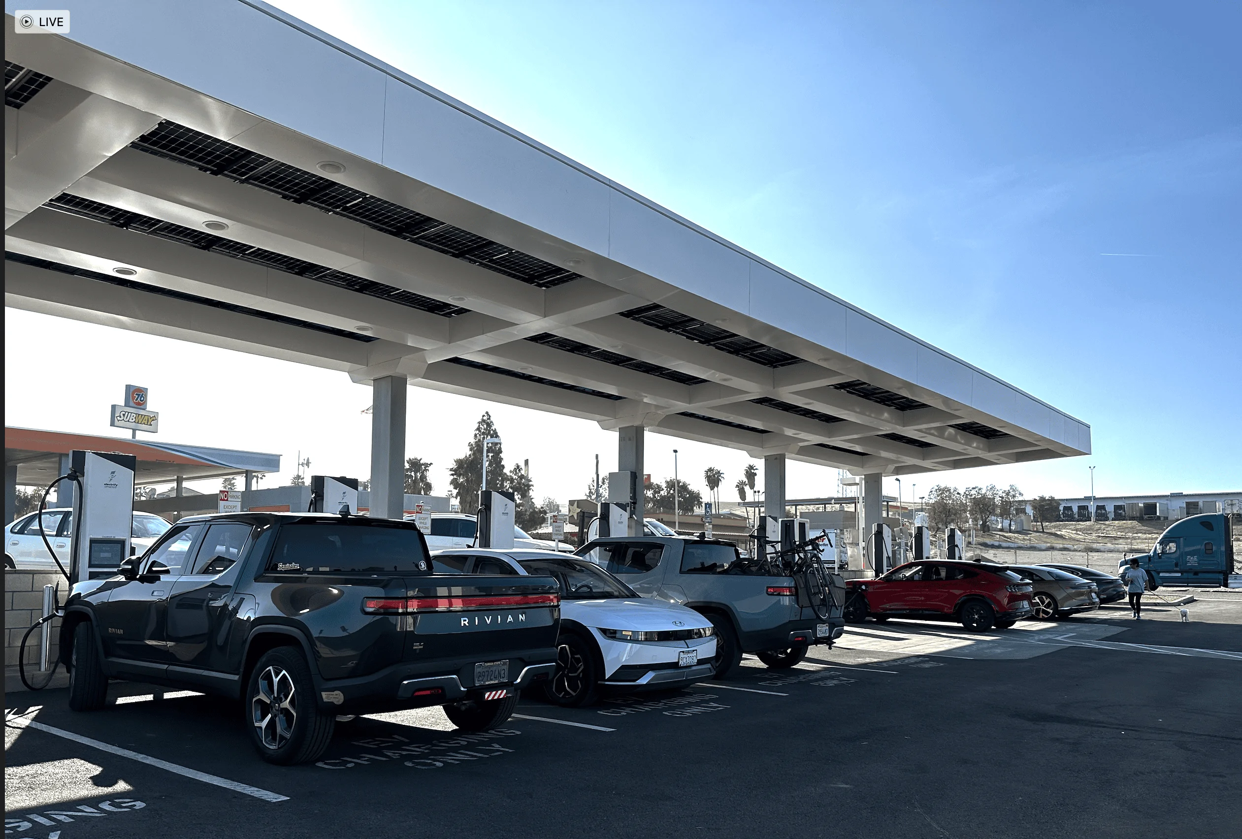 Rivian R1T R1S RAN Rivian Charging Stations Locations Map via Google Maps 1682398276503
