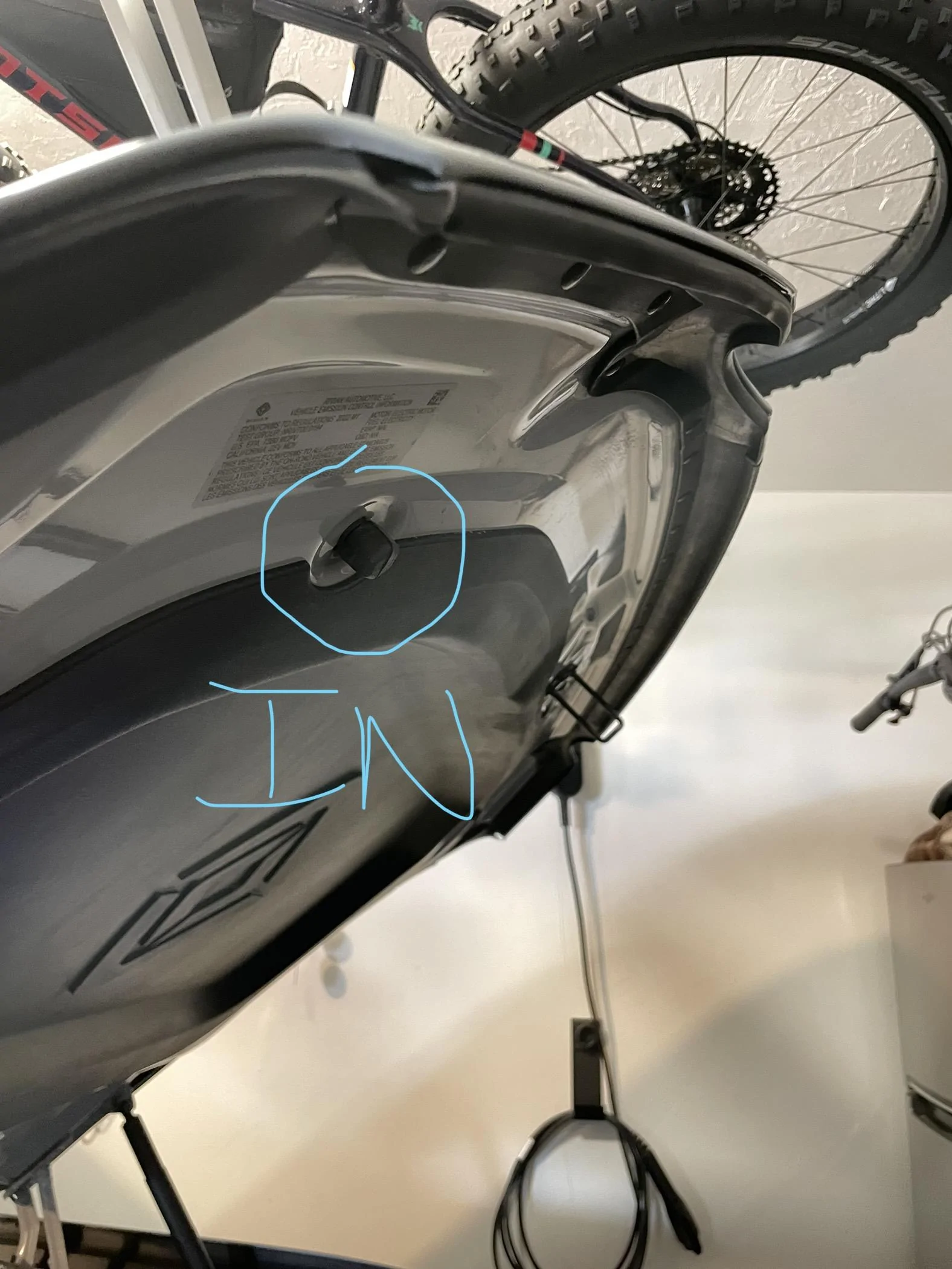 Rivian R1T R1S Frunk hood higher on one side - how to adjust? IMG_0424