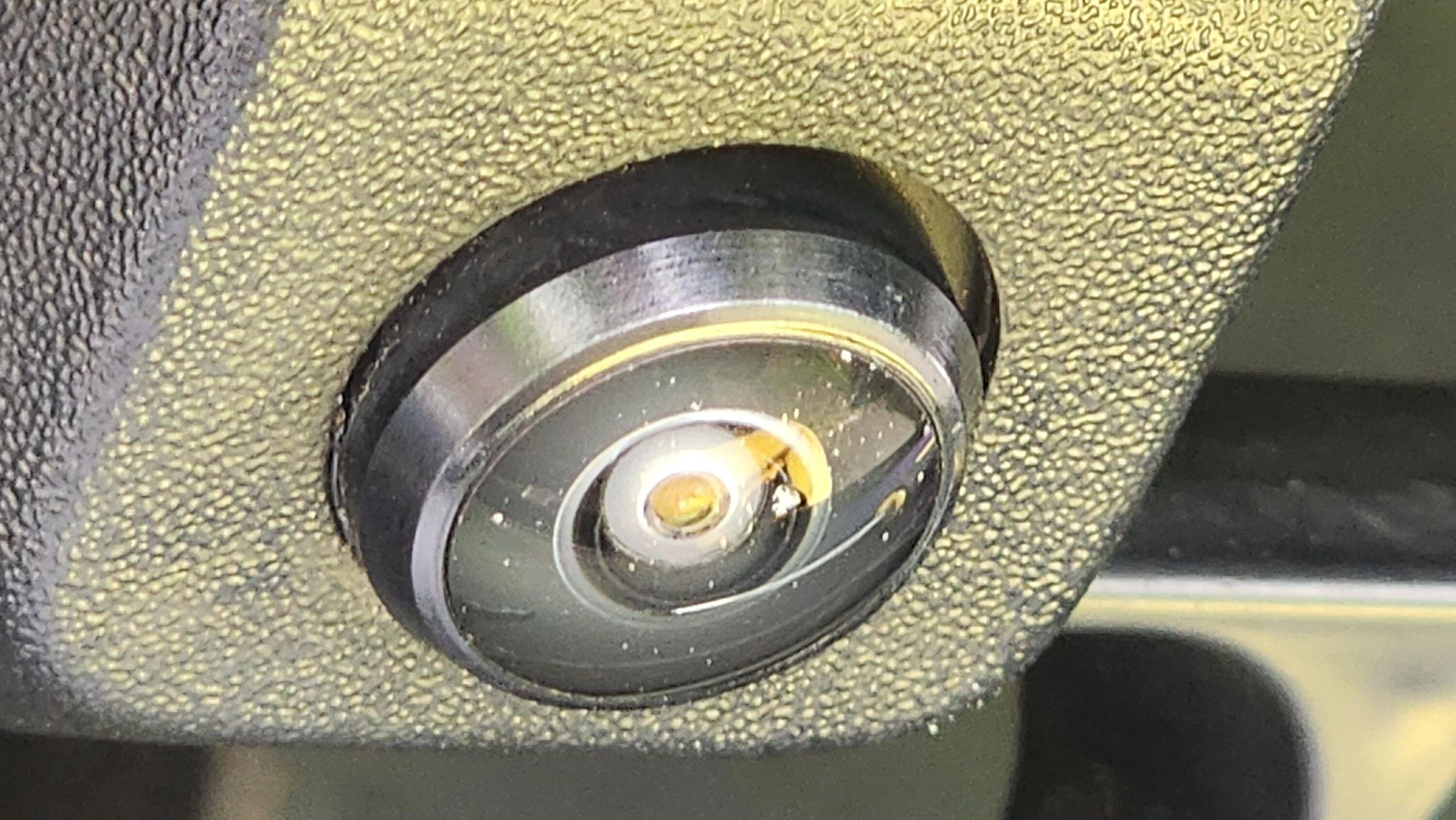 Rivian R1T R1S Rock chip on front bumper camera 20230427_133351