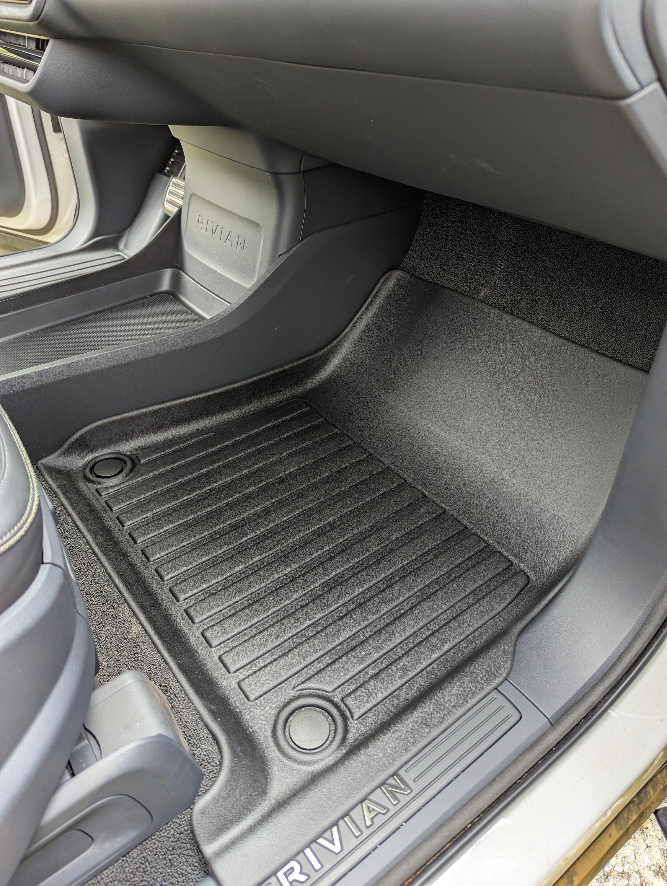 Rivian R1T R1S LinerX Floormats (All Three Rows) & Cargomat Liners (R1S/R1T) PXL_20230427_181419674