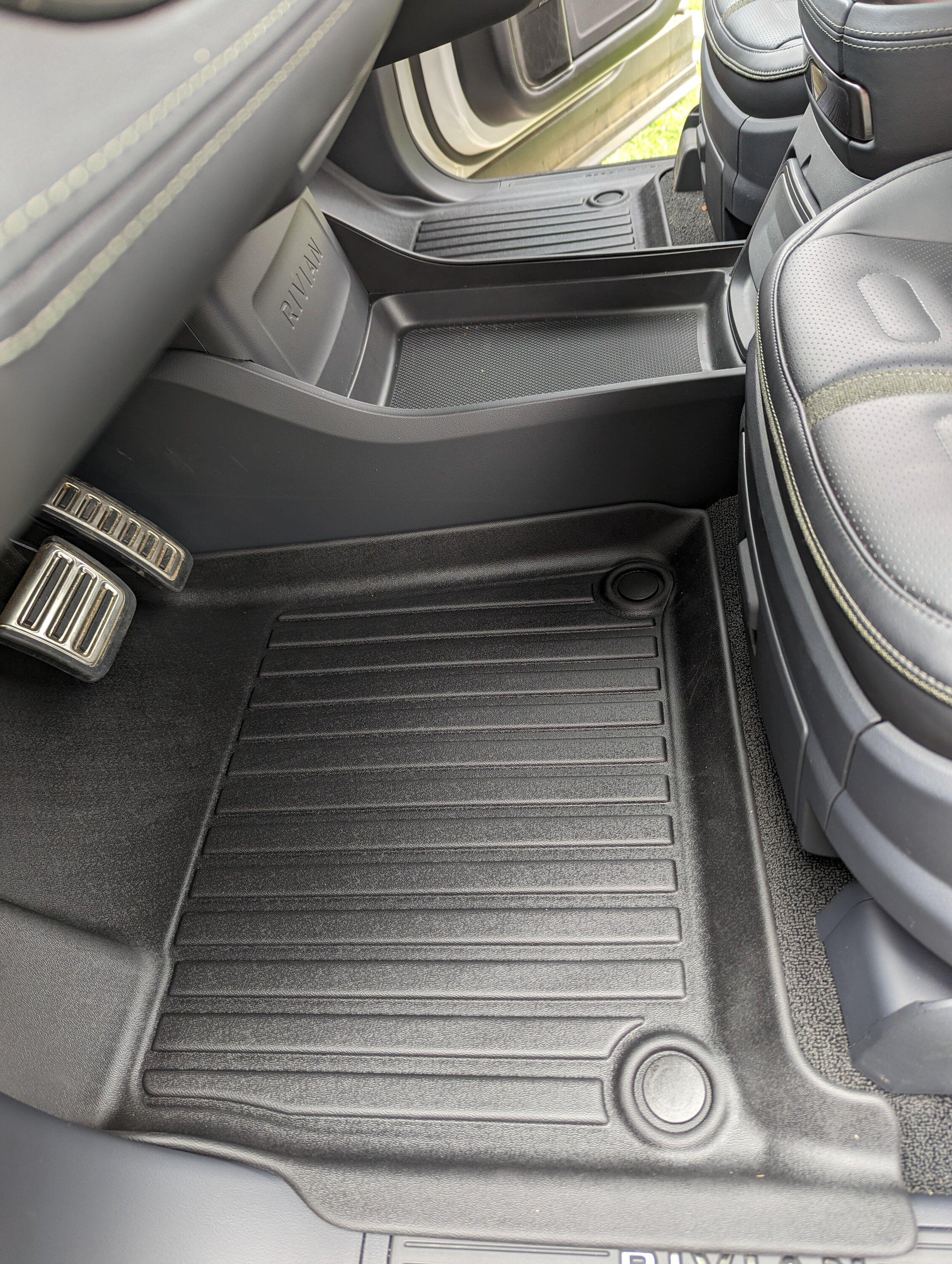 Rivian R1T R1S LinerX Floormats (All Three Rows) & Cargomat Liners (R1S/R1T) PXL_20230427_181454666