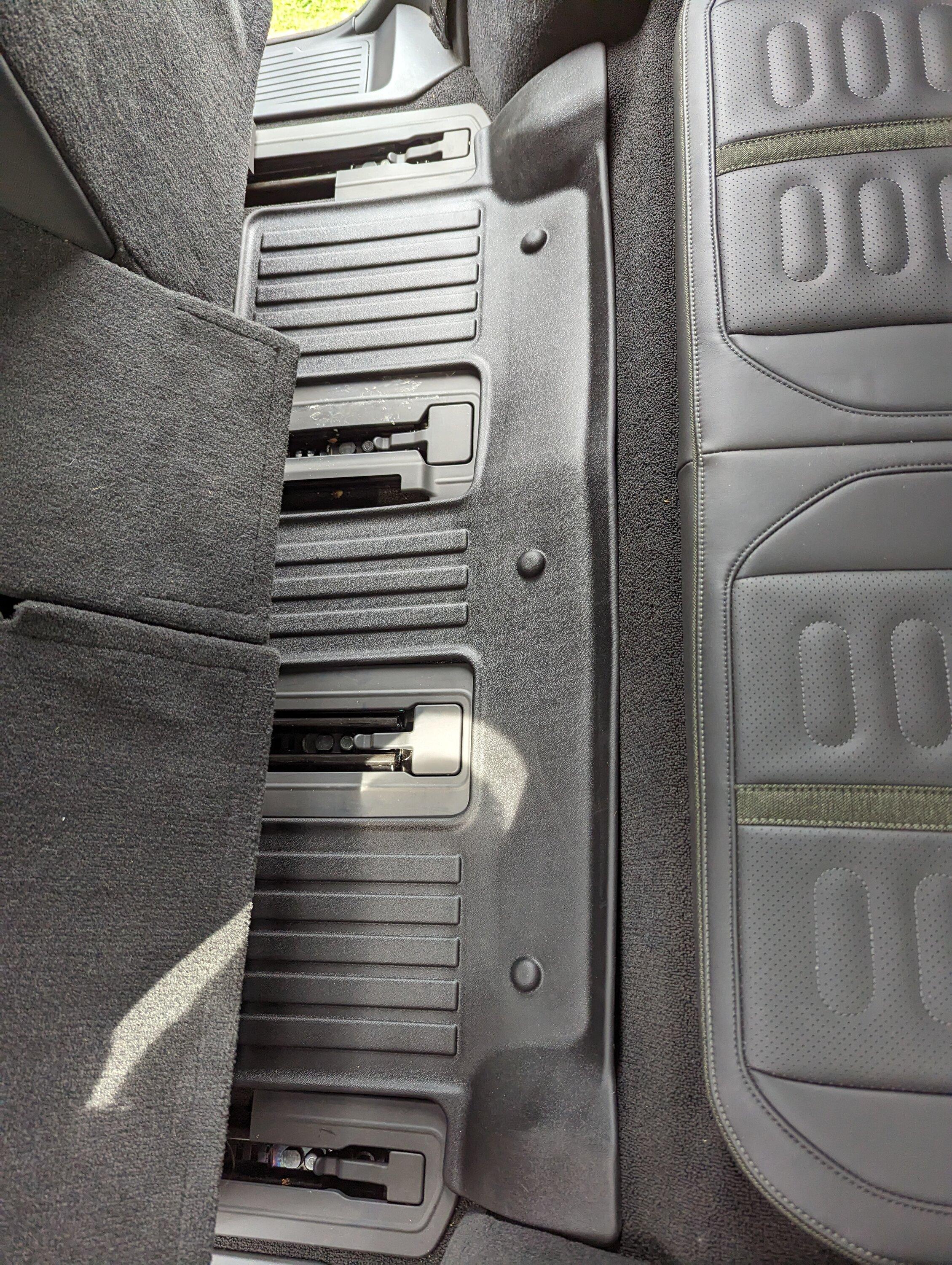 Rivian R1T R1S LinerX Floormats (All Three Rows) & Cargomat Liners (R1S/R1T) PXL_20230427_181009963