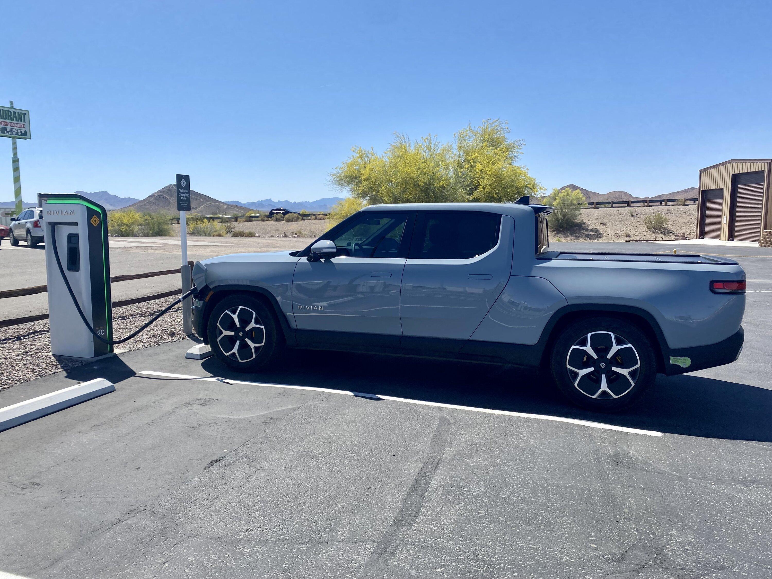 Rivian R1T R1S RAN Rivian Charging Stations Locations Map via Google Maps IMG_1067