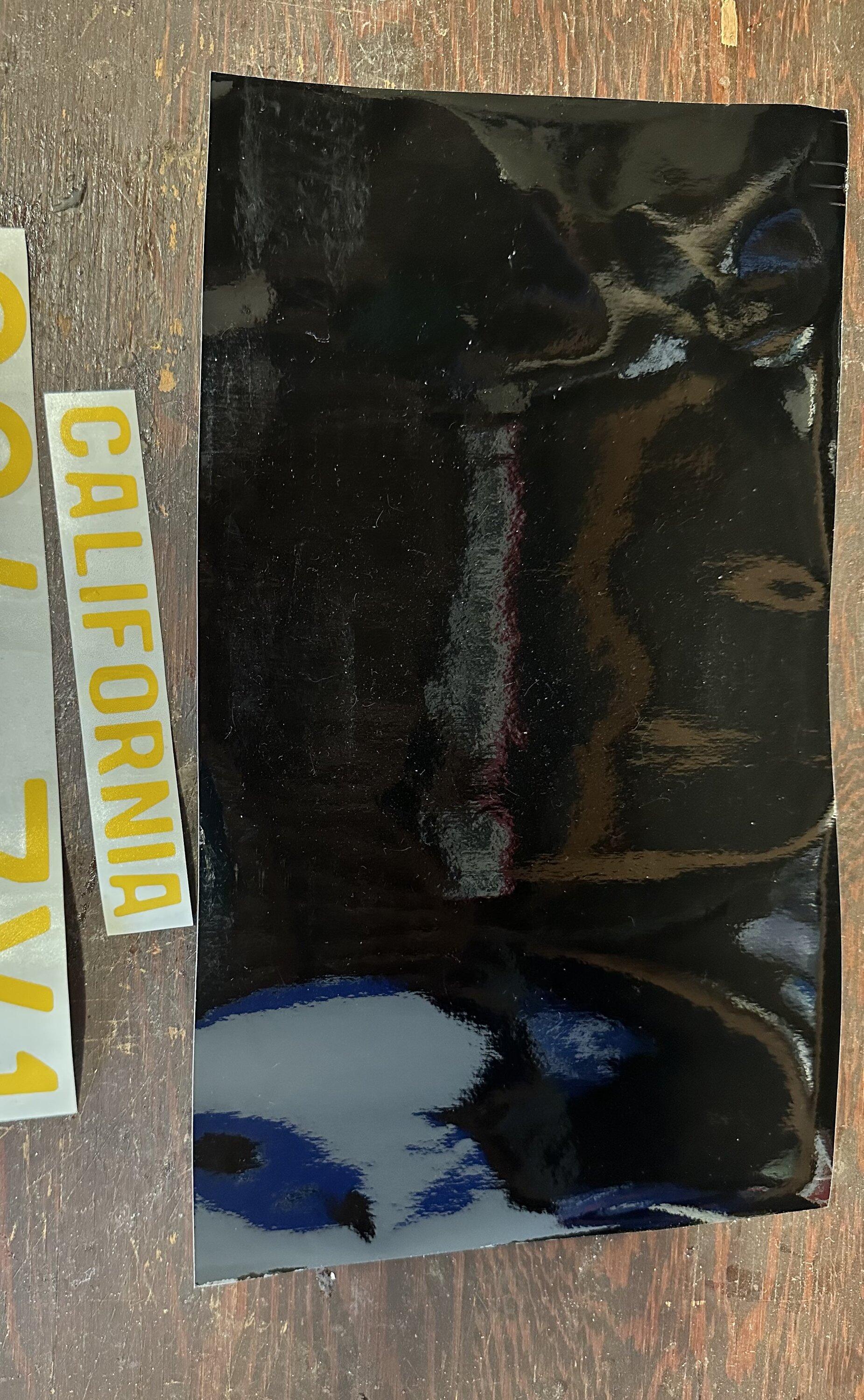 Rivian R1T R1S Adhesive front license plate IMG_0245