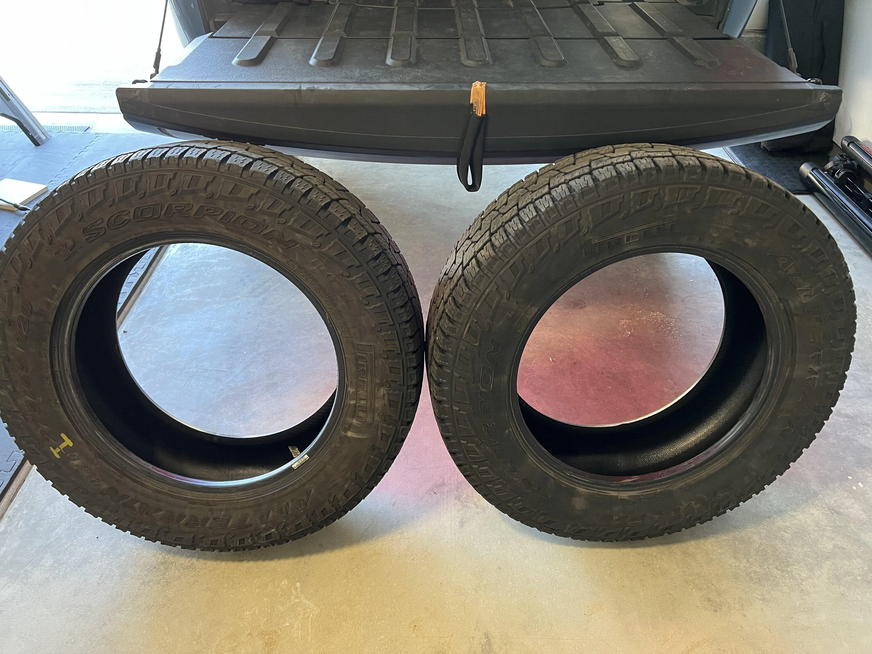 Rivian R1T R1S 2 Pirelli Scorpion AT Plus tires (OEM) - Free 08EF307F-6852-48C3-80A8-FFF68BDF7AD1