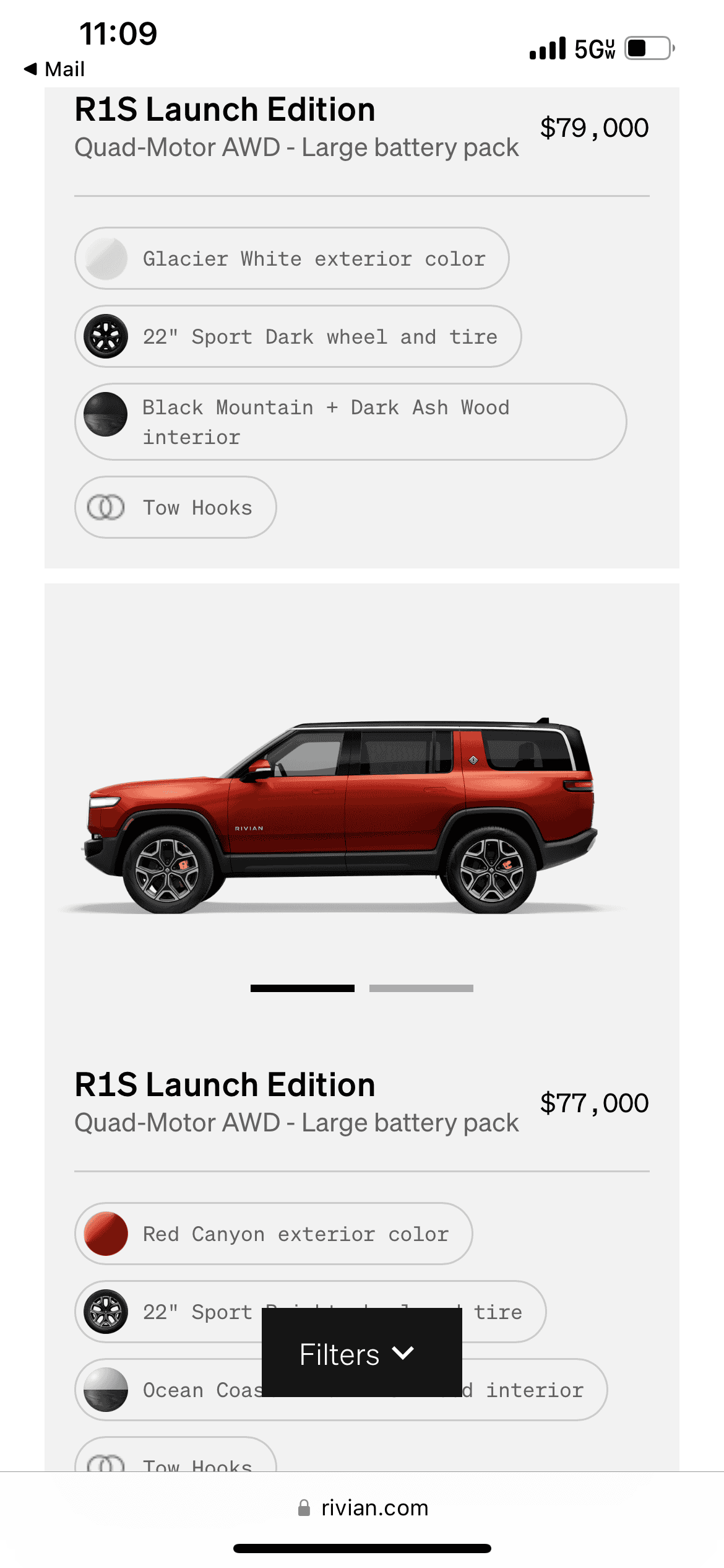 Rivian R1T R1S R1S Shop access live with lots of inventory! 15E09843-0673-4C3B-A73C-AA4C3A7DF2CC