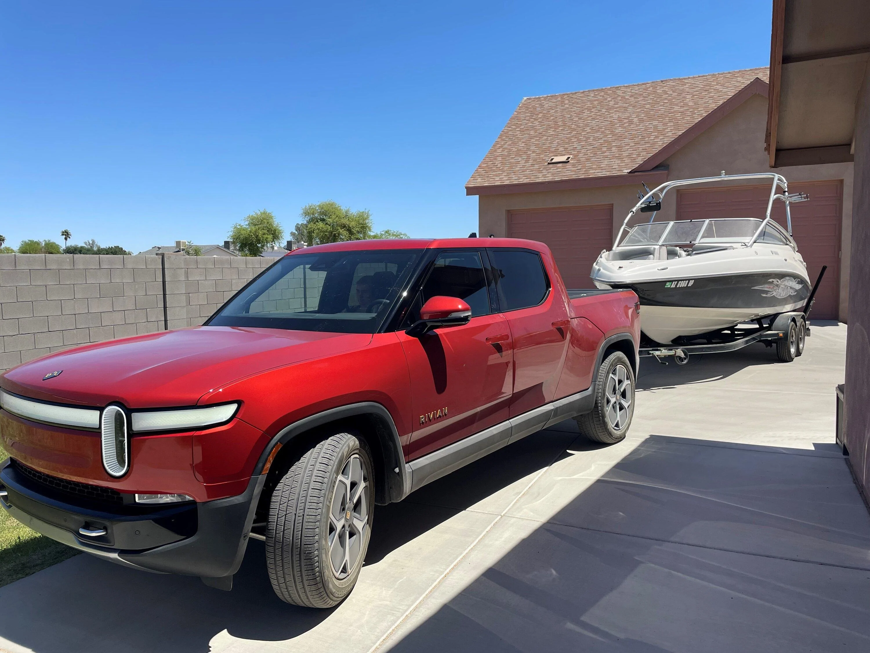 Rivian R1T R1S First Towing Test in my R1T TowingTest