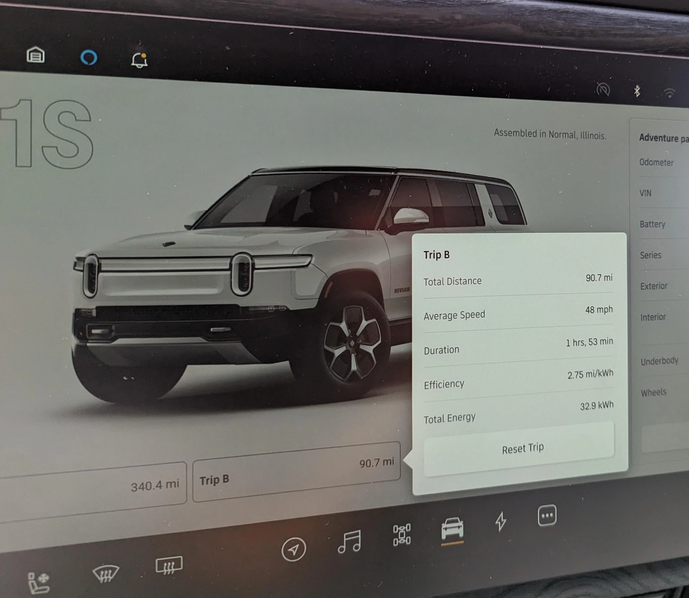 Rivian R1T R1S First Road Trip in R1S – Observations/Range/Questions PXL_20230430_224343166