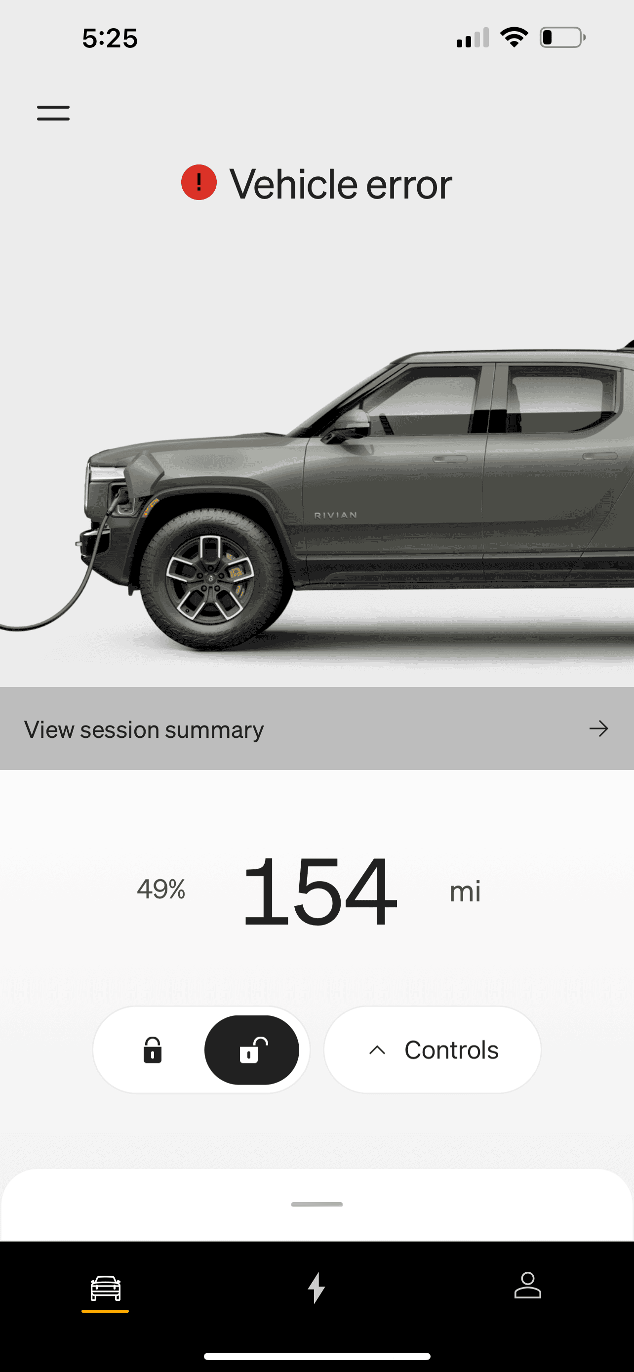 Rivian R1T R1S Truck not charging IMG_4241