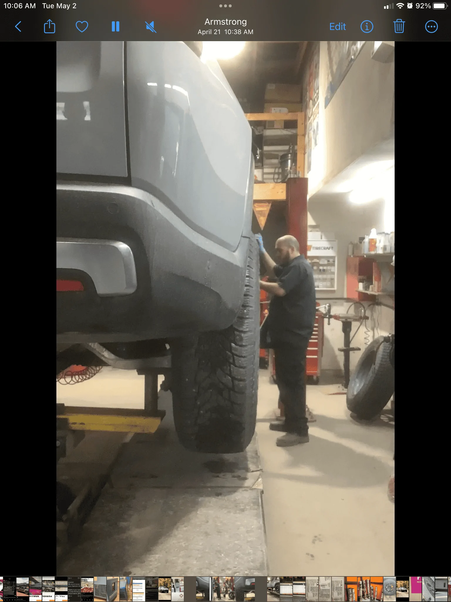 Rivian R1T R1S Falken Wildpeak AT3W (285/65/20) installed IMG_3649