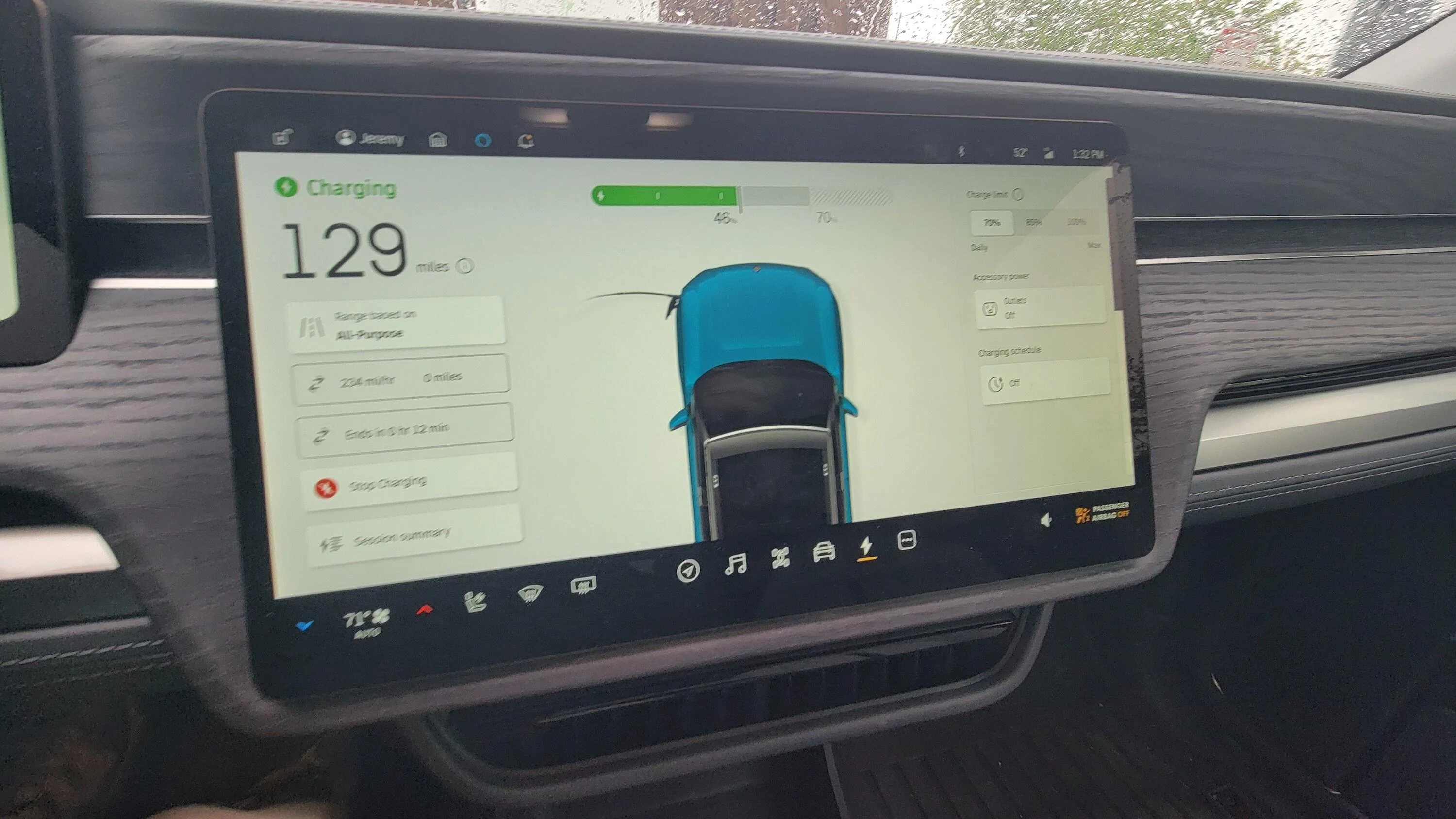 Rivian R1T R1S New to EV's first EA DC charging experience 20230428_133205