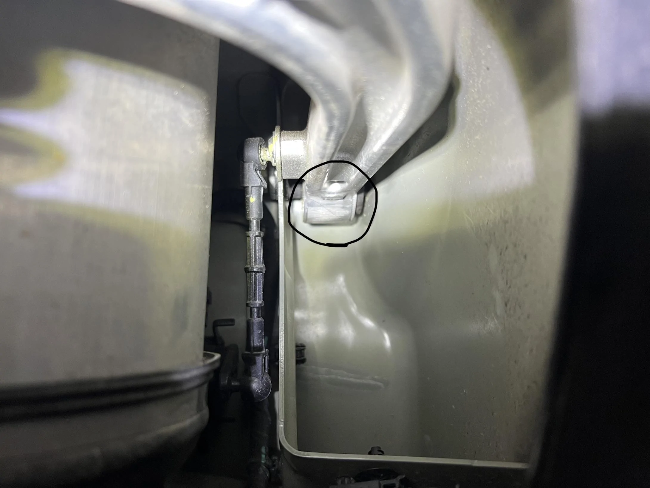 Rivian R1T R1S Tool mark or damage to steering linkage.  Opinions requested IMG_2725