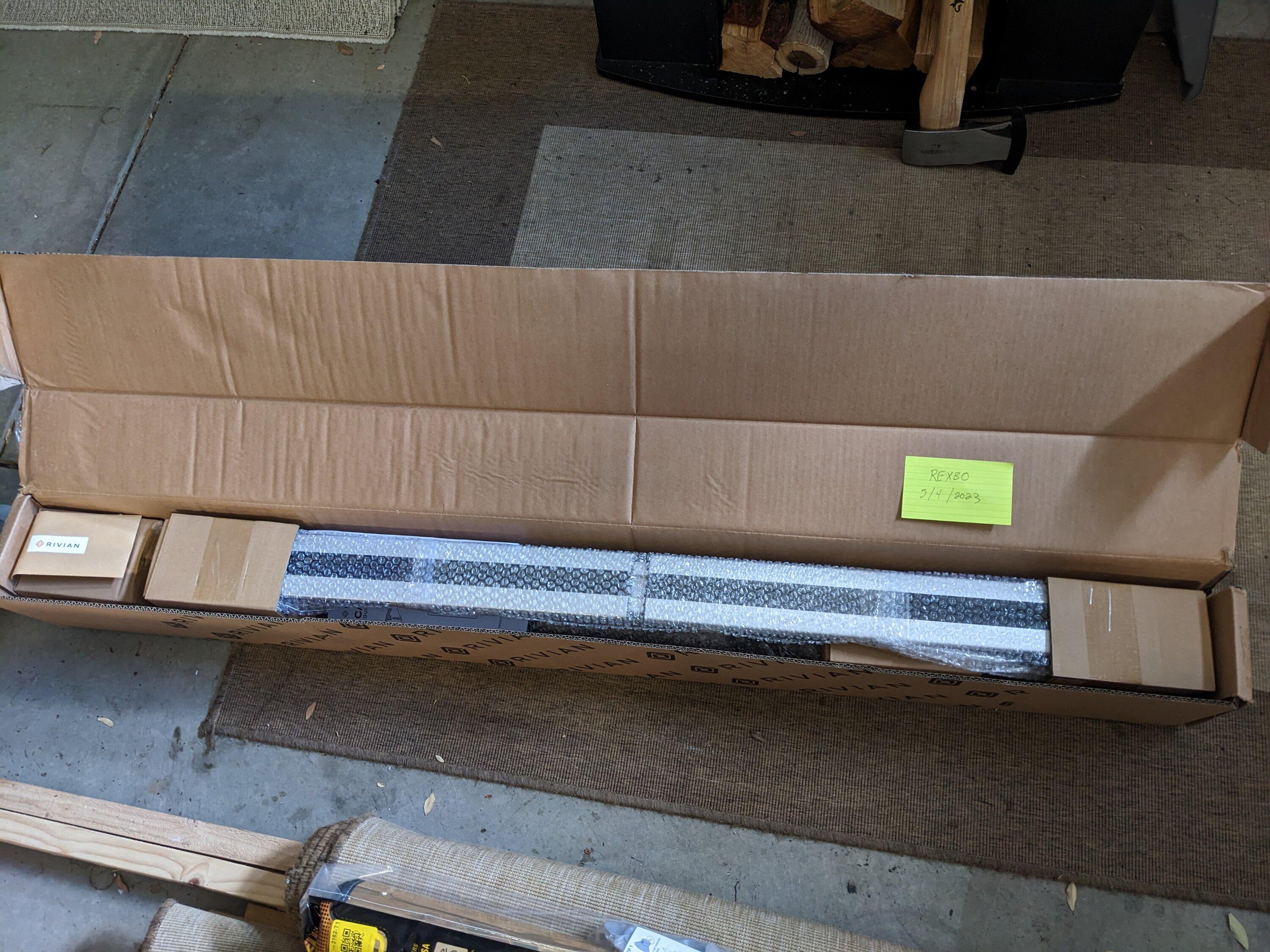 Rivian R1T R1S Cargo Crossbars BNIB - Central Coast CA PXL_20230504_201159414